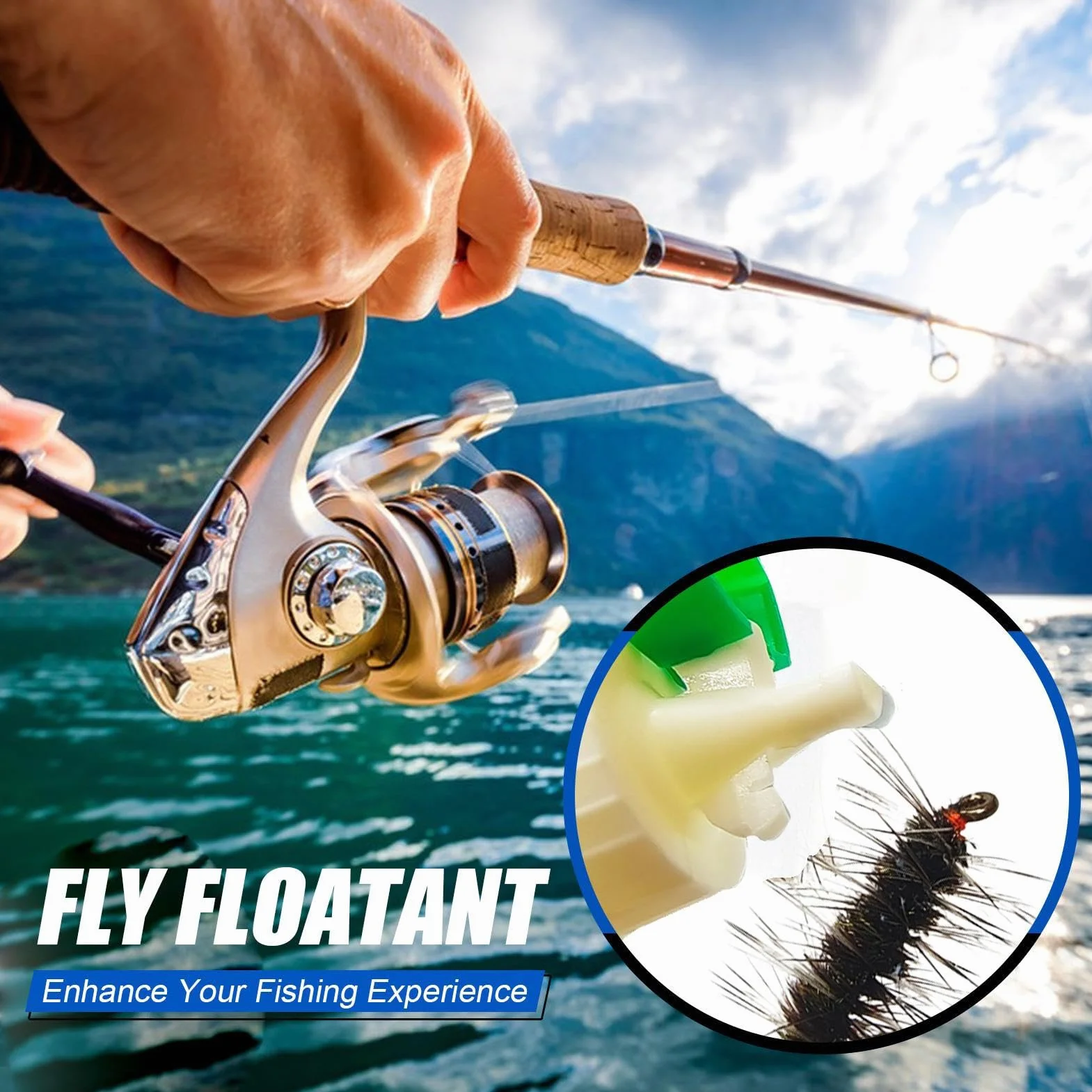 Flotteur de pêche à la mouche – Traitements à la mouche sèche, gel haute flottabilité, pansement imperméabilisant, accessoires