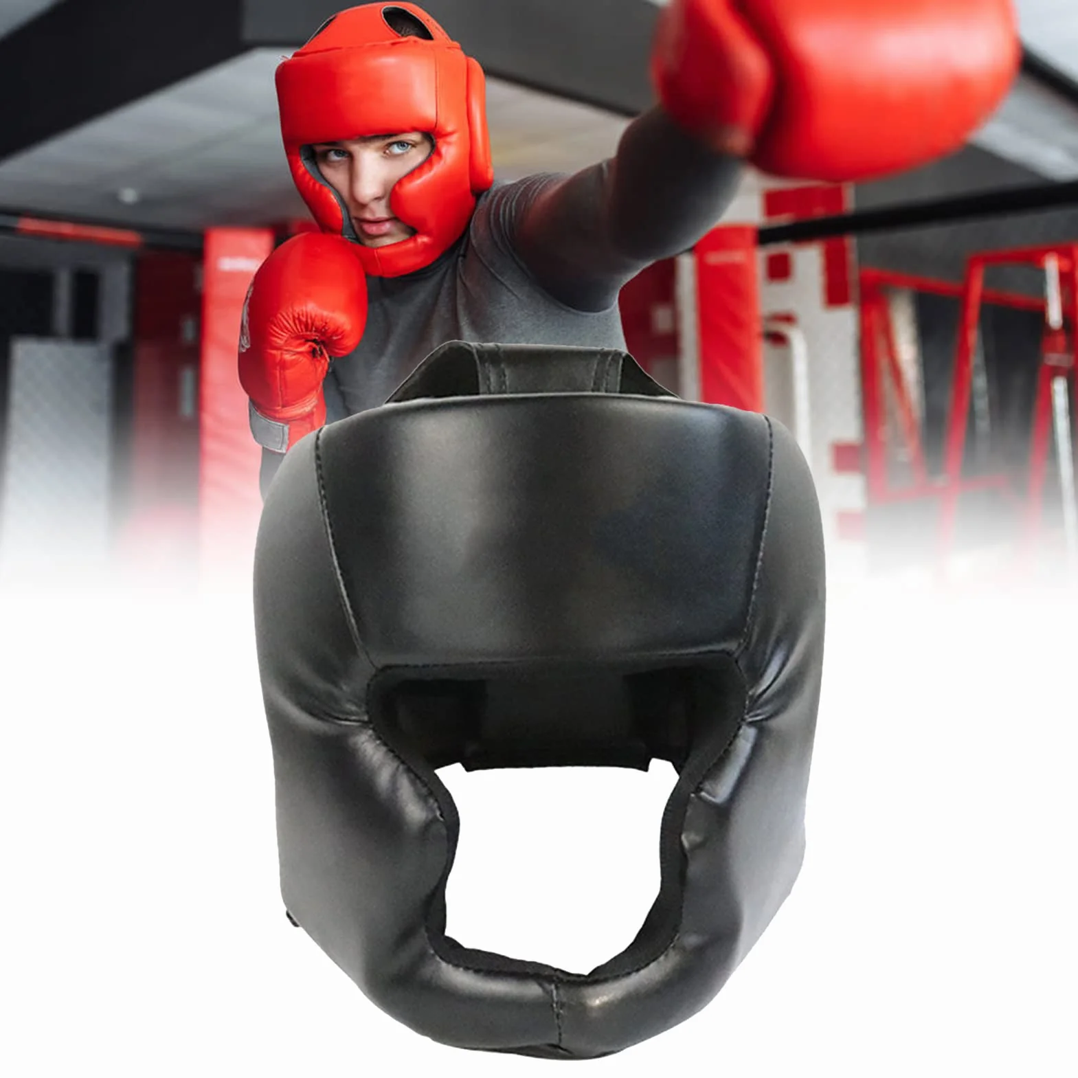 Casque Boxe Adulte MMA Entraînement, Sports de Combat, Protection Femme Homme, Integral pour Sparring, Kickboxing, Art Martiaux, Karaté, Muay Thai