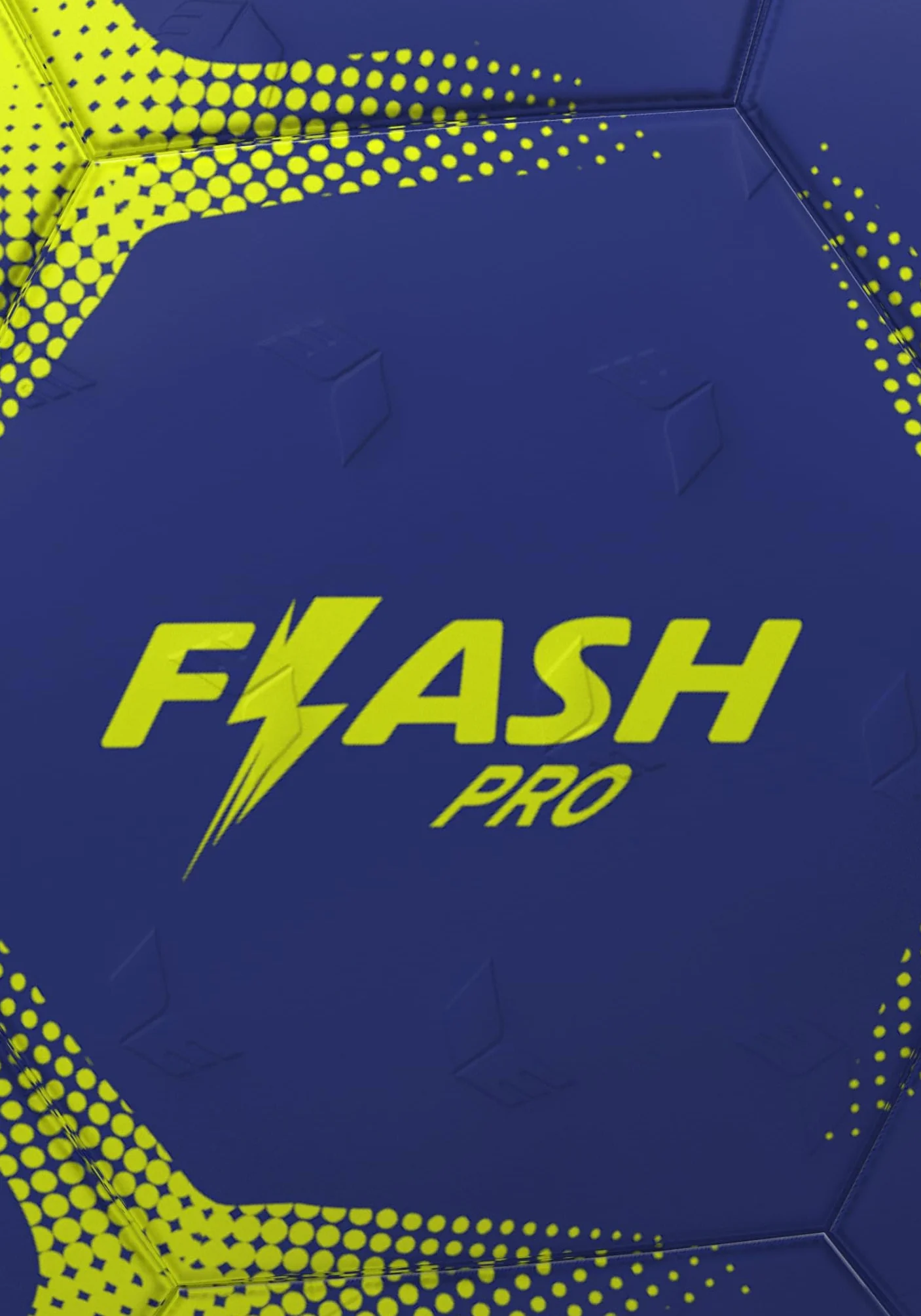 Erima Flash Pro Ballon de Handball, Bleu/Citron Vert, Taille 2