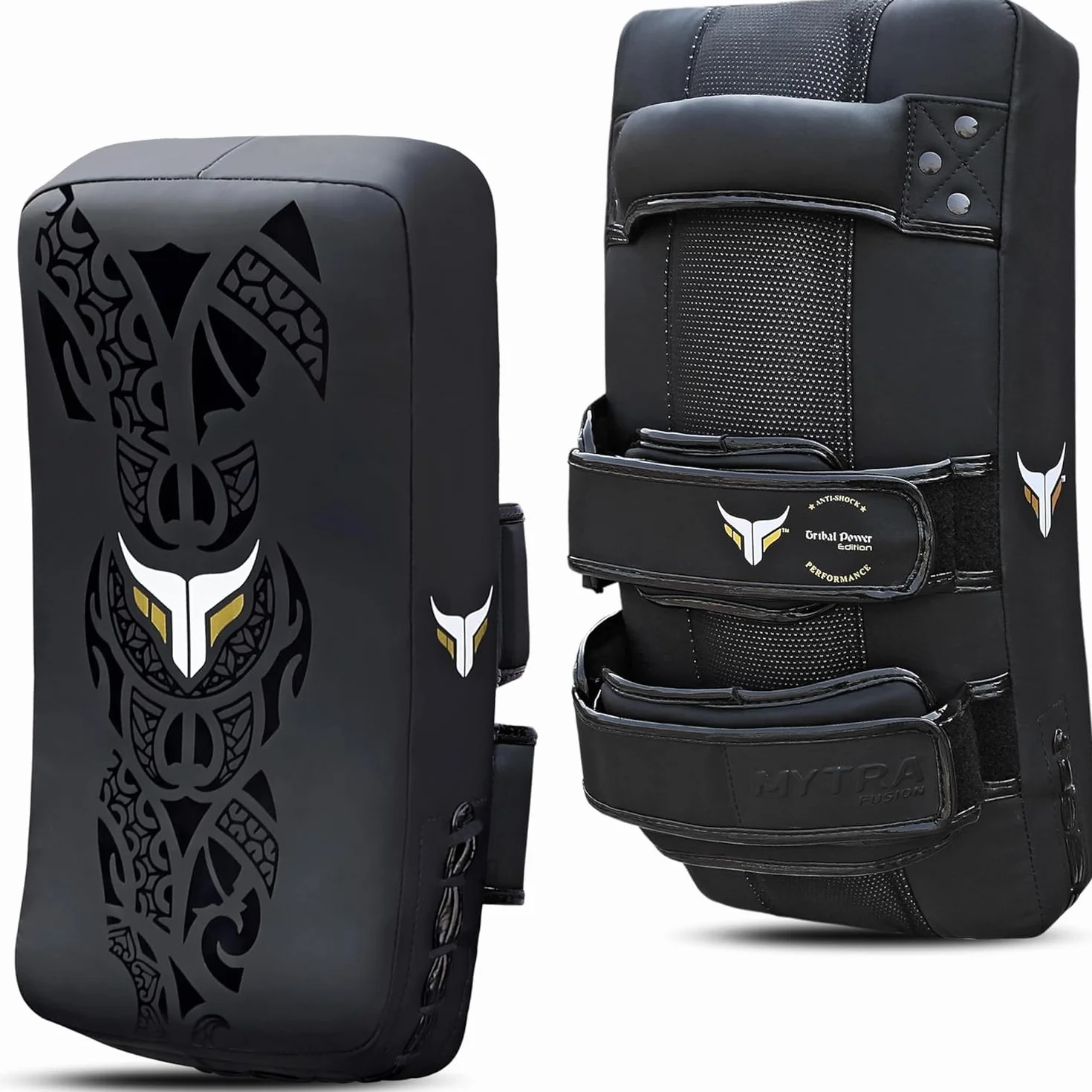 Mytra Fusion Muay Thai Bouclier de Frappe Curved boucliers de Boxe MMA, Kickboxing, Arts Martiaux, Karaté, pao de Frappe