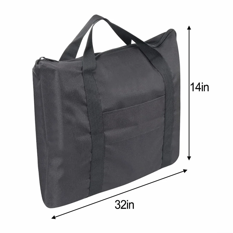 Sac de transport pour camping pour cuisinier, compatible avec SG30 SG14 FG20 MSG20, 35,6 x 40,6 - 40,6 x 96,5 cm, tissu Oxford 210D noir avec fermeture éclair robuste (35,6 x 81,3 cm)