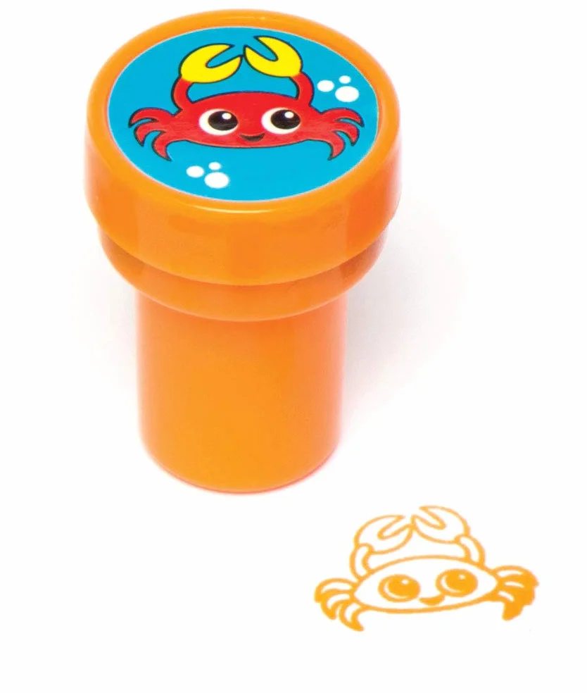 Baker Ross Sealife Self-Inking Stampers Arts and Crafts for Kids (Pack of 10)