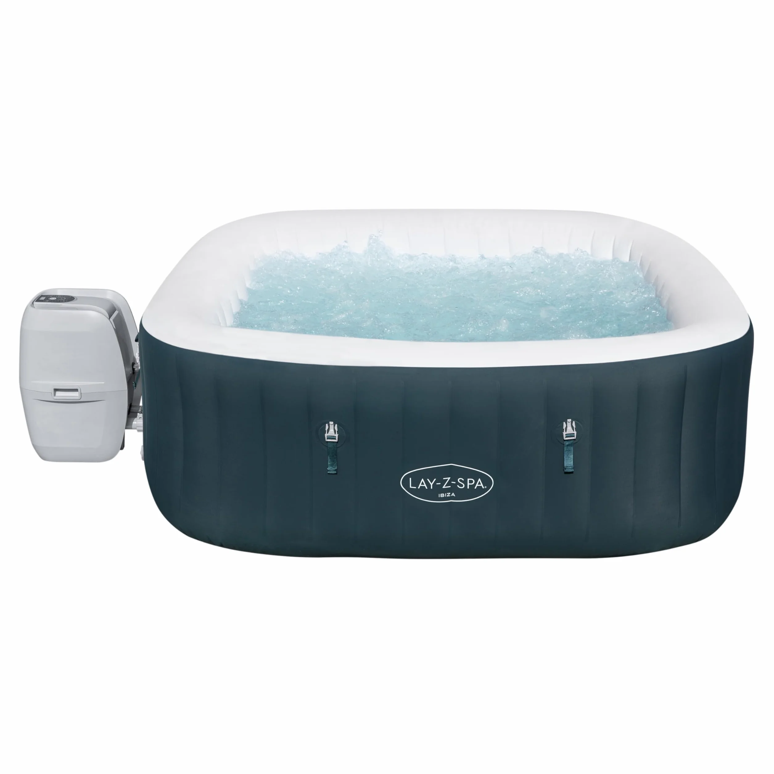 Bestway Ibiza EnergySense AirJet 6 Carré Vert Foncé 1,80 m x 1,80 m x 66 cm