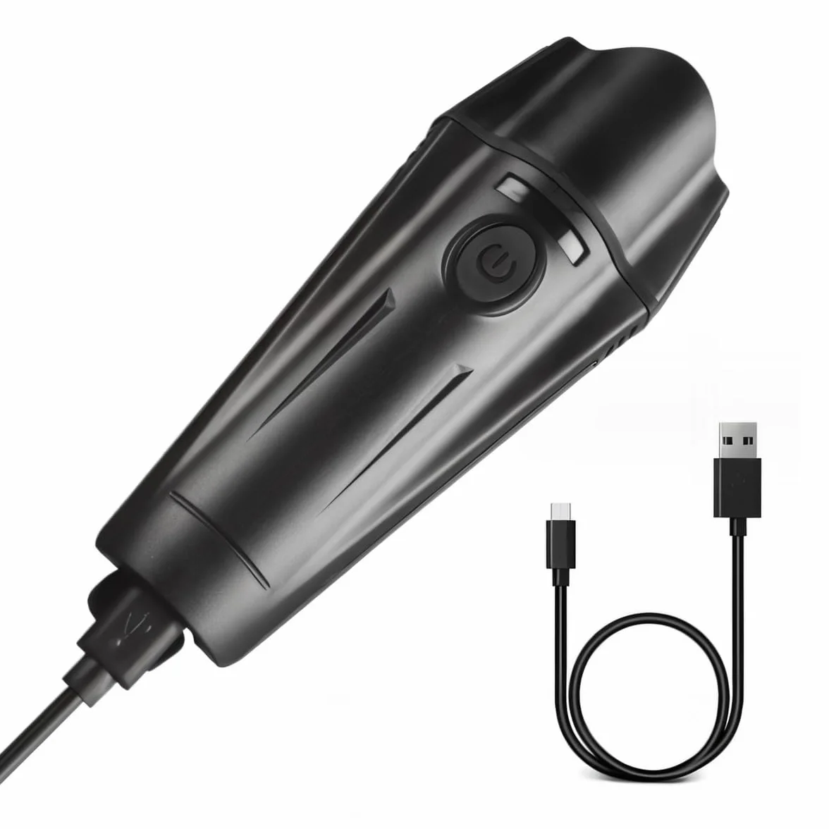 lumière vélo Rechargeables USB Lampe Éclairage Avant et Arrière de Vélo LED, Phare de vélo Rotatif à 360° de 2200mah & feu arrière de vélo étanche 5 Modes LED pour vélo VTT VTC Cycliste