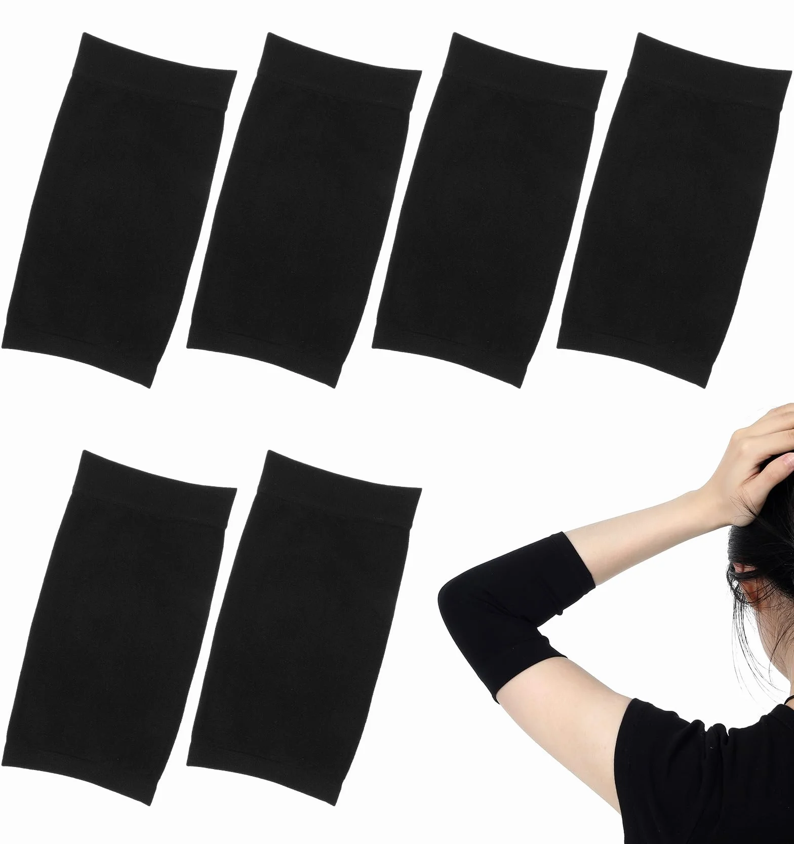 Lot de 3 paires de bandages pour avant-bras, manches de bras avec protection de compression, manches respirantes pour femmes et hommes, protection pour tatouage et sport
