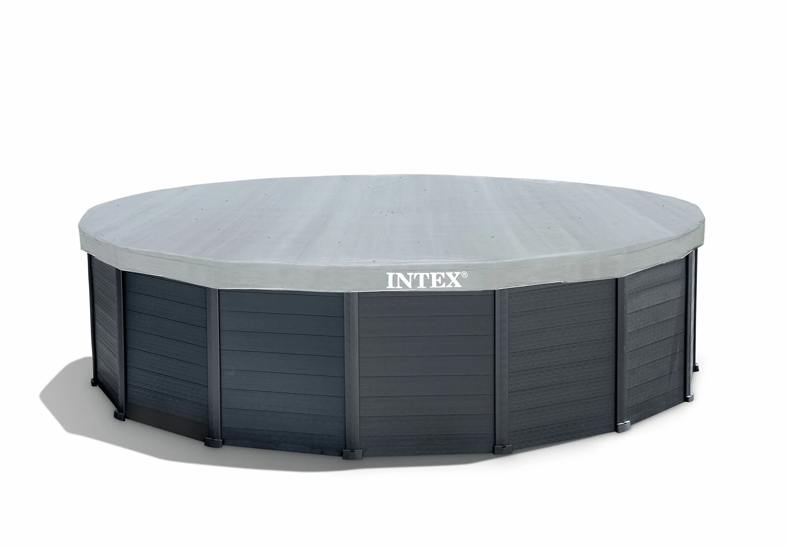 Intex Kit Piscine Graphite 4,78 x 1,24m