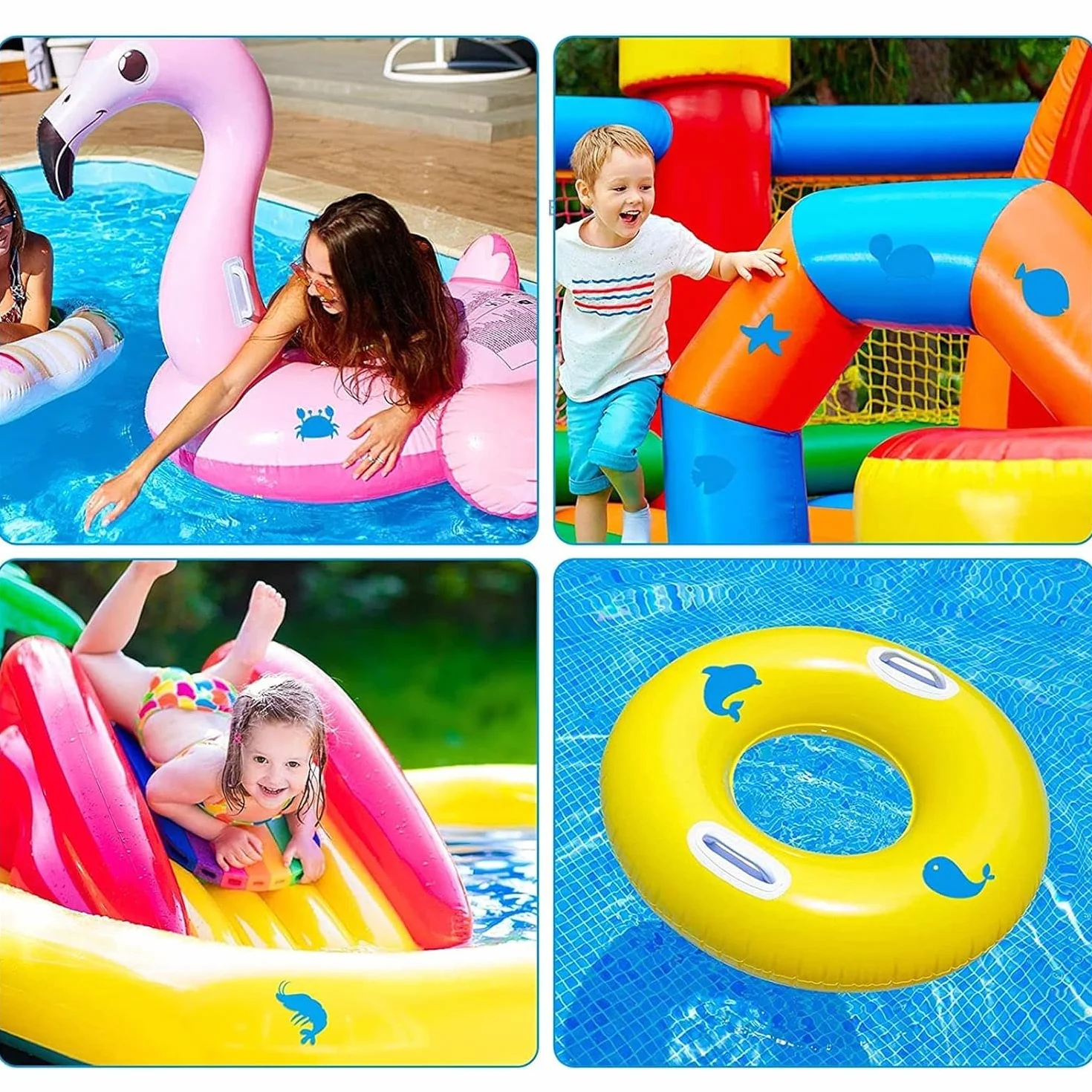 Rustine Piscine Étanche 24 pcs - Réparation Liner Piscine PVC pour Spa Gonflable
