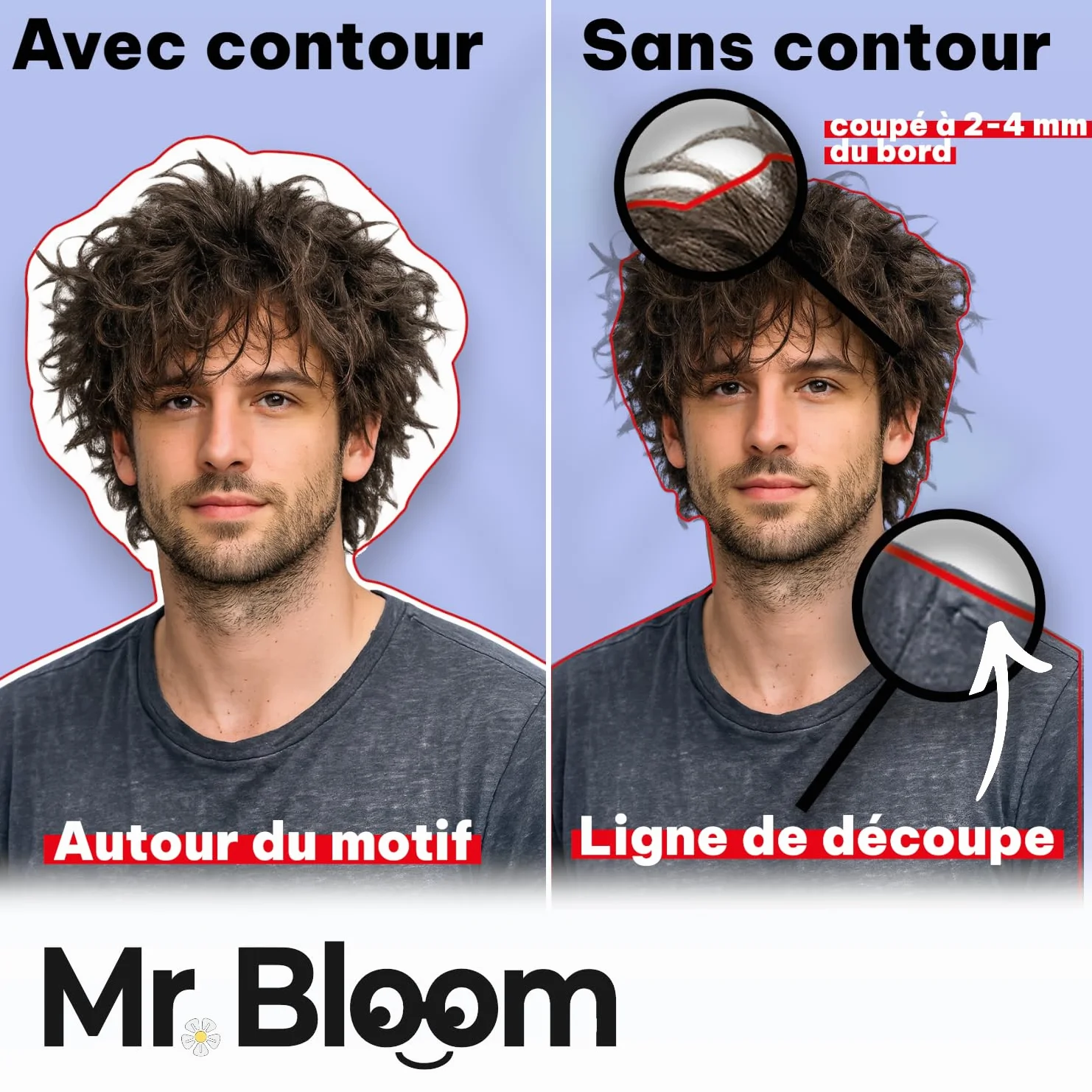 Mr. Bloom Silhouette Carton Grandeur Nature Personnalisable Figurine en Carton Fabriqué dans l'UE