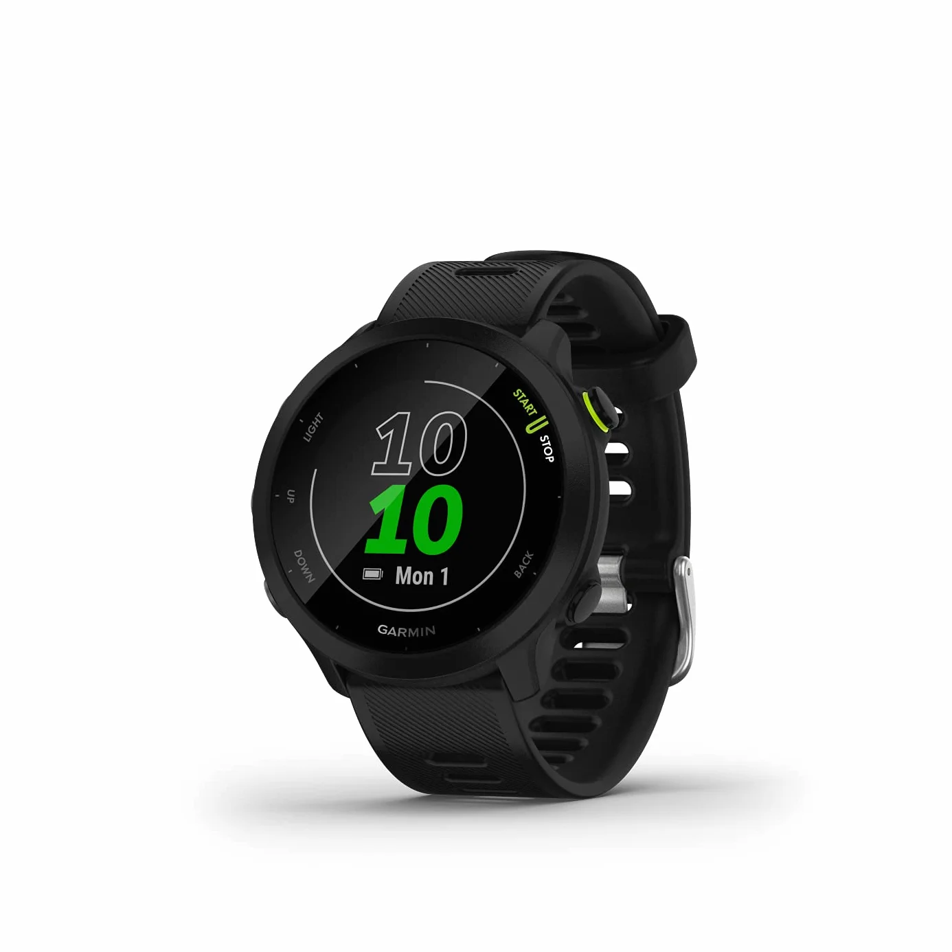 Garmin Forerunner 55 Montre de Course GPS Noir séances d'entraînement Quotidiennes suggérées 2 semaines d'autonomie