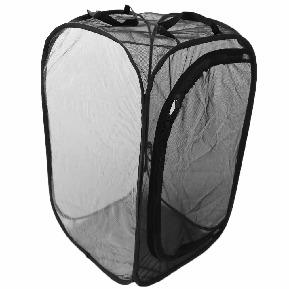 Cages à insectes pliables en maille Motif papillons Lot de 2