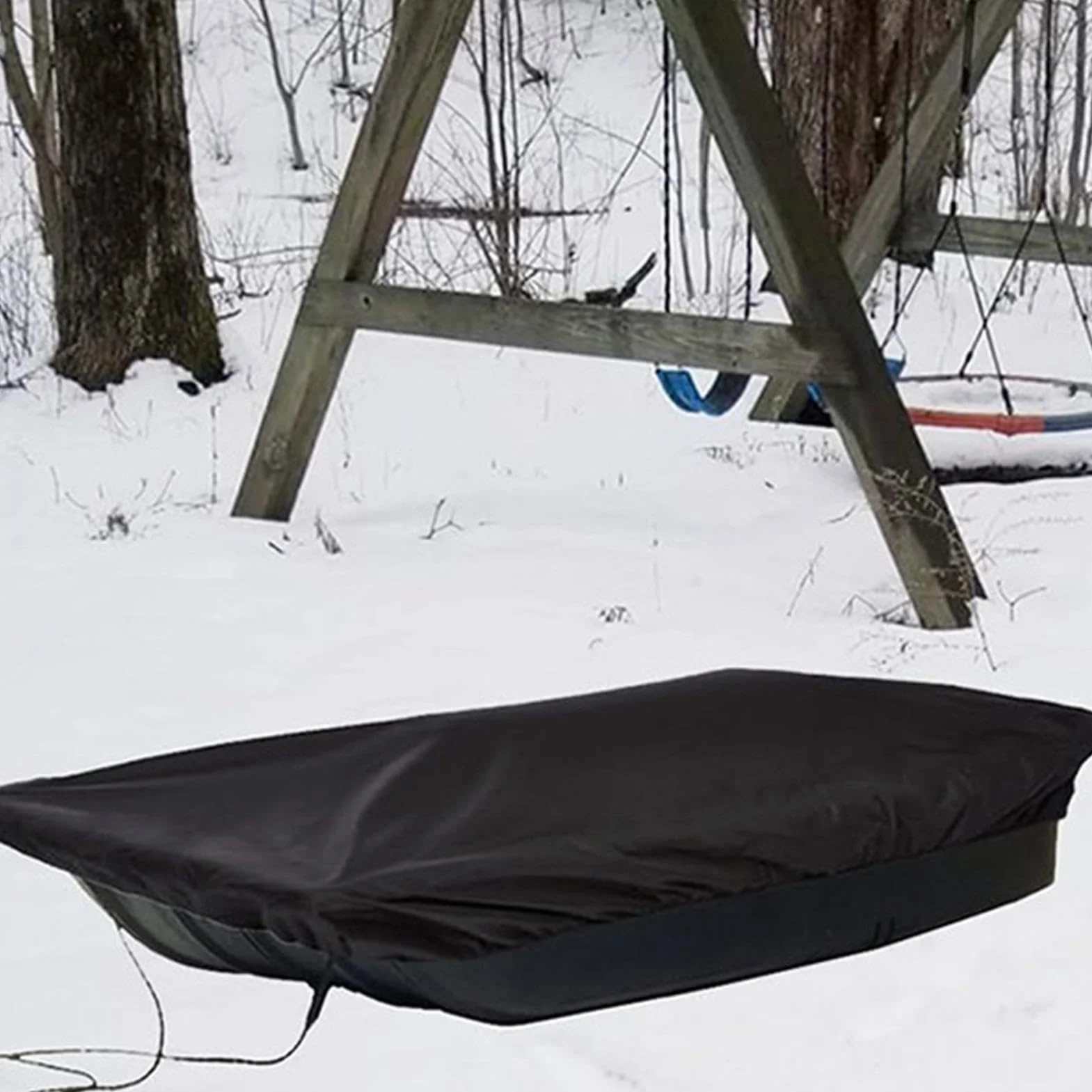 Luge pour la pêche | Traîneau de pêche sur Glace de Voyage extérieur pour l'hiver, la Chasse, Le Voyage, traîneau de Protection avec Serrage élastique pour la Neige, la poussière, Le Gel