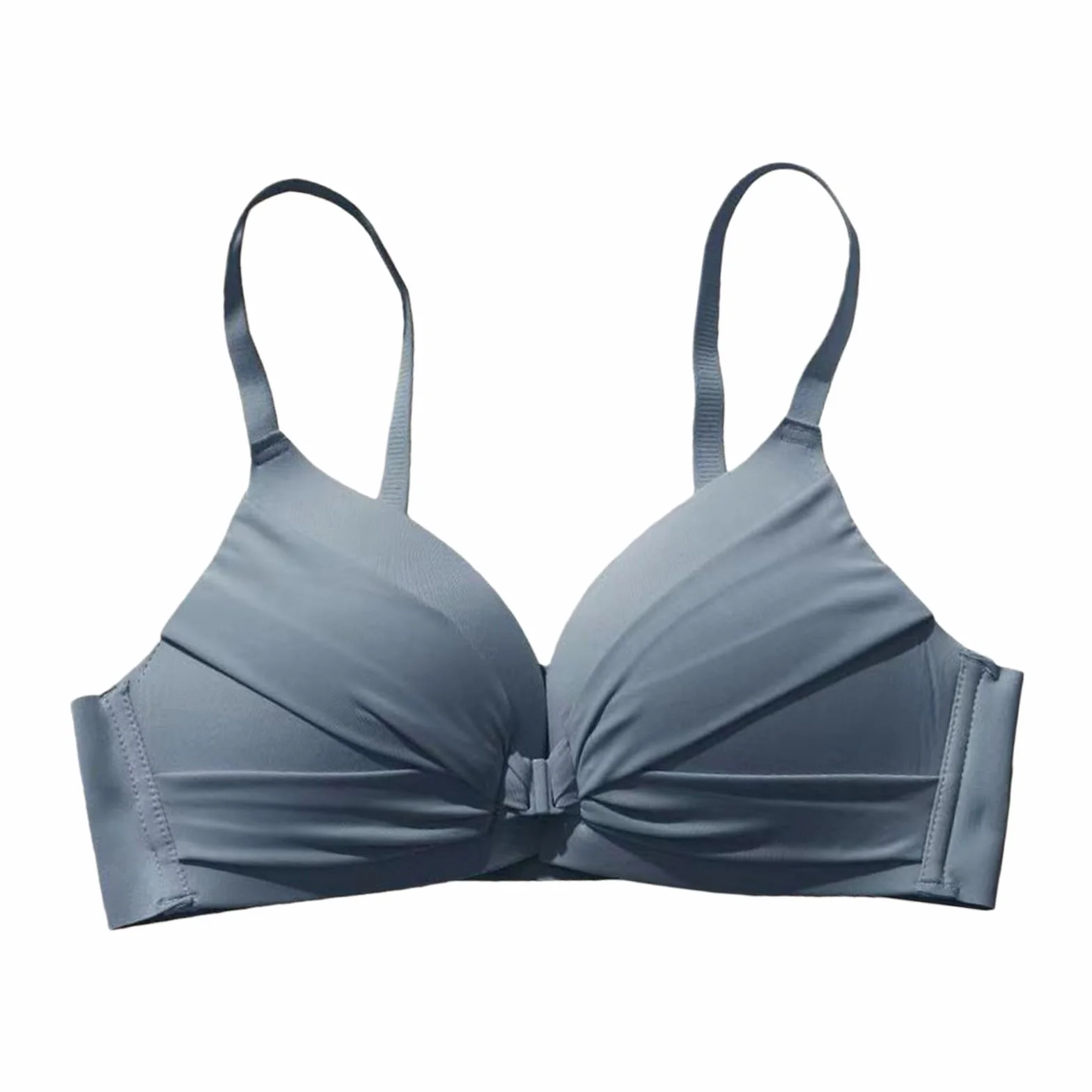 Soutien-Gorge Sexy Gainant Rehaussant Petite Poitrine Boucle Avant sans Armatures Anti-affaissement Brassière Zip Devant