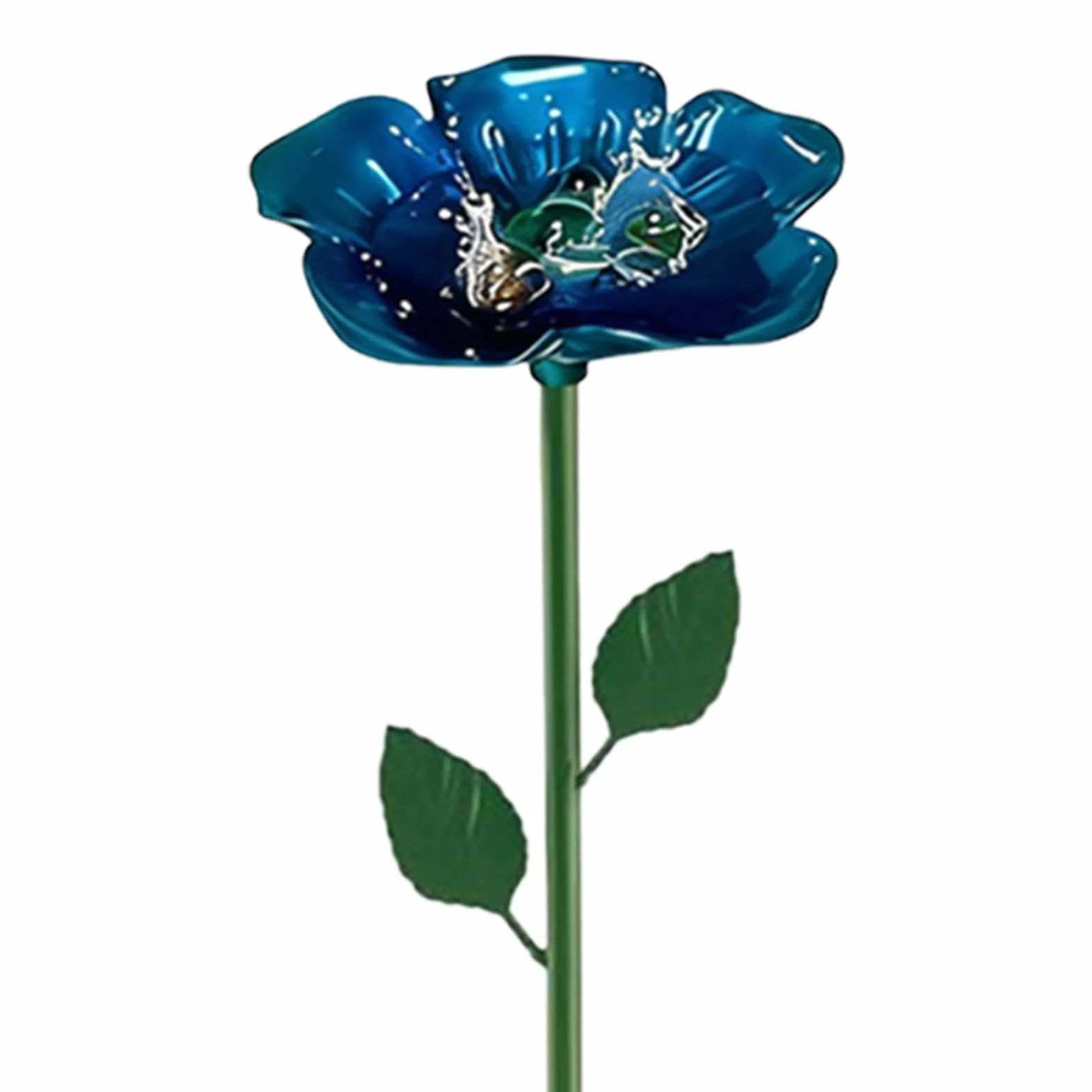 Abreuvoir à Abeilles Fleur en métal Lot de 4 Bassins Extérieur pour Jardin