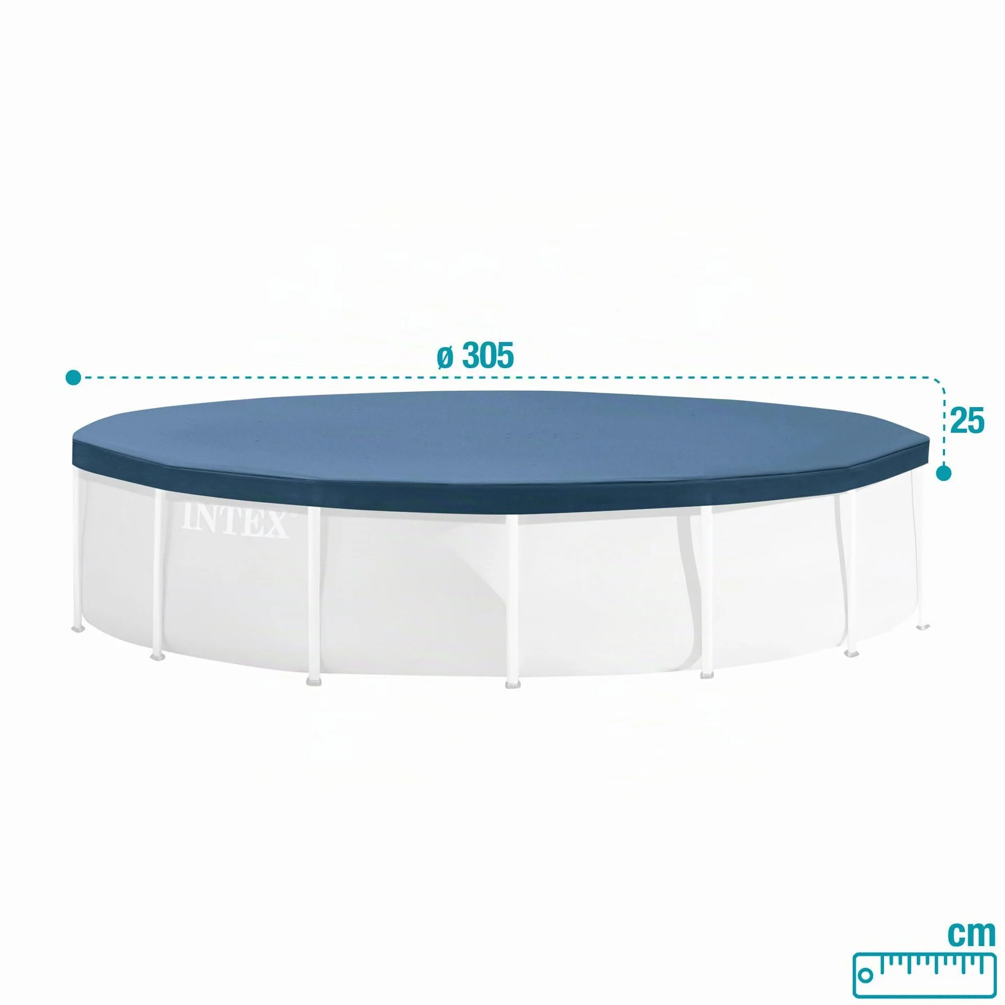 Intex Bâche Protection Piscine Ronde 3m05