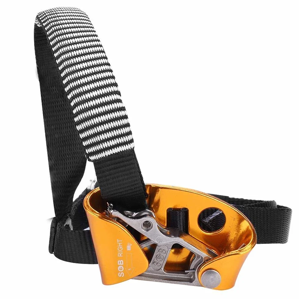 Tbest Pied Ascenender, Pied Droit/Gauche Ascenender Riser pour l'escalade de Roche équipement d'alpinisme pour l'alpinisme, Escalade, Sauvetage Incendie, ou la Protection de l'ingénierie