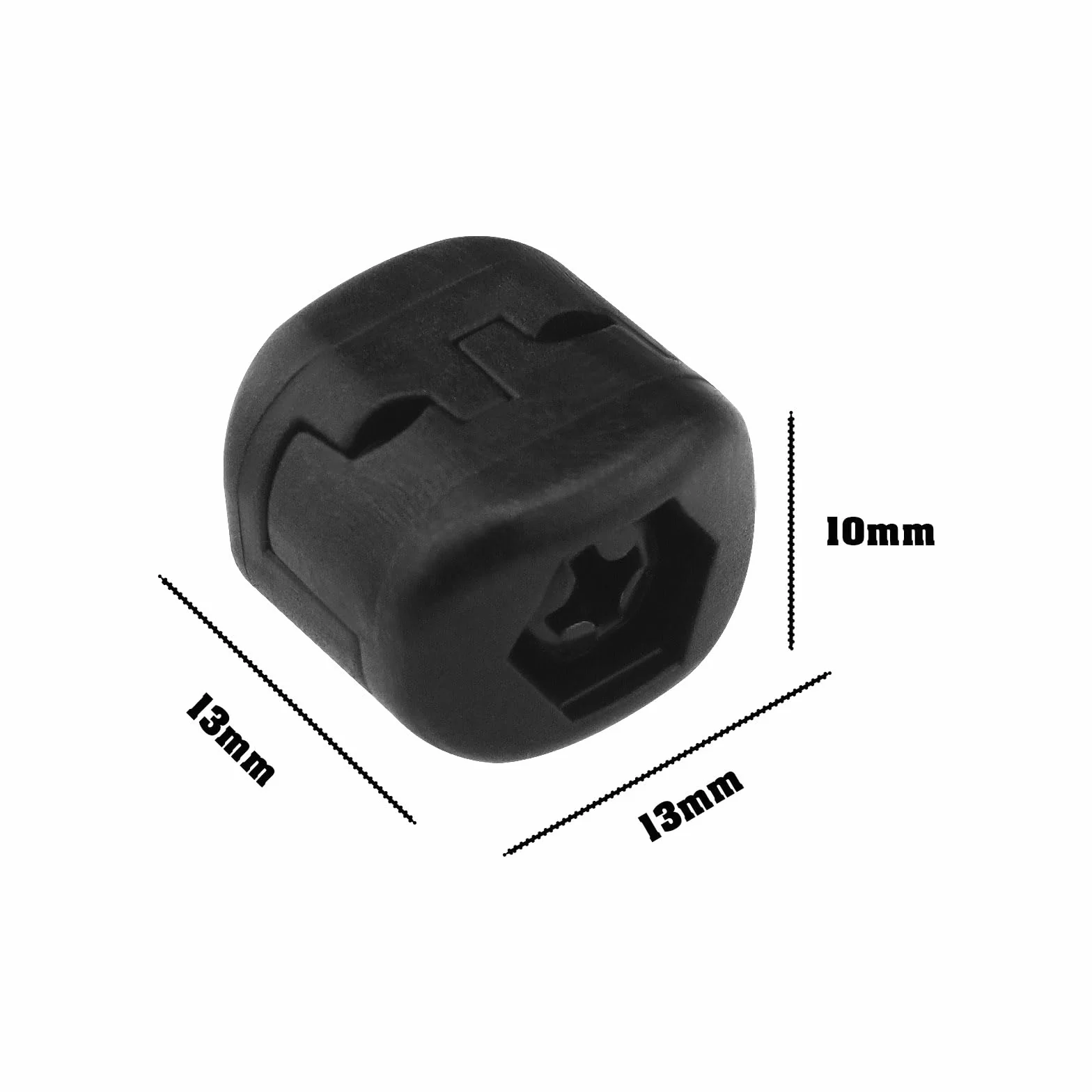 Boucle de Serrage Repos de Flèche en Plastique 2 Pièces pour Tir à l'arc Extérieur Chasse Réglable Accessoire Noir