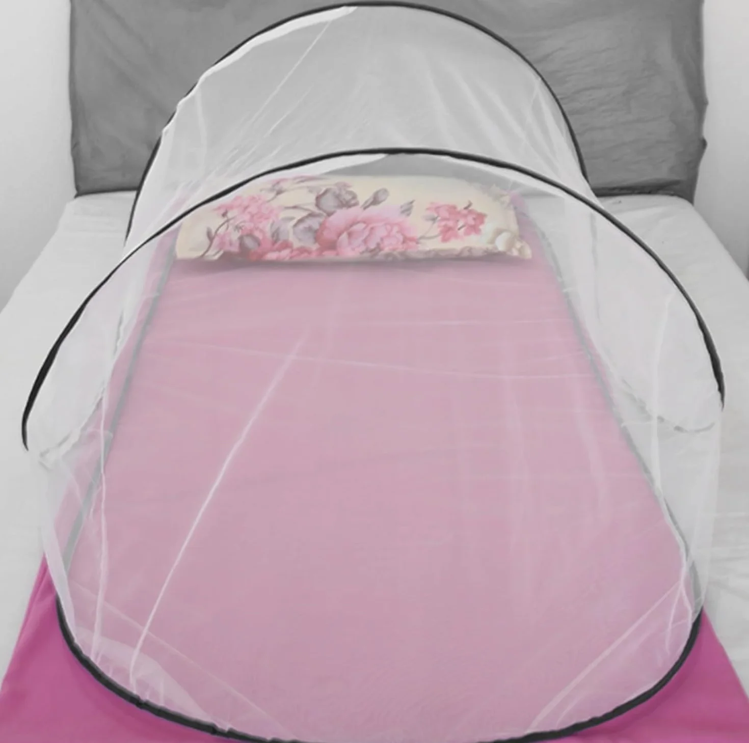 Moustiquaire Pliable Ultra légère, Tente de Camping Portable, lit moustiquaire Familial, Installation Facile et Rapide