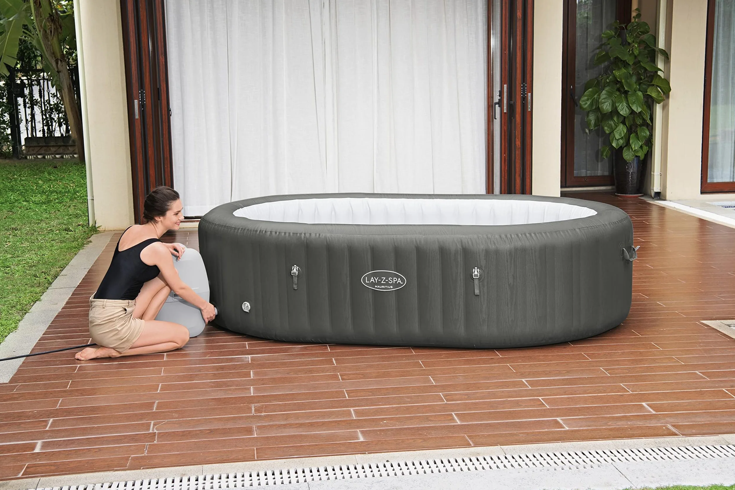 Bestway Lay-Z-Spa Mauritius Airjet 270 x 180 x 71 cm 5-7 Personnes