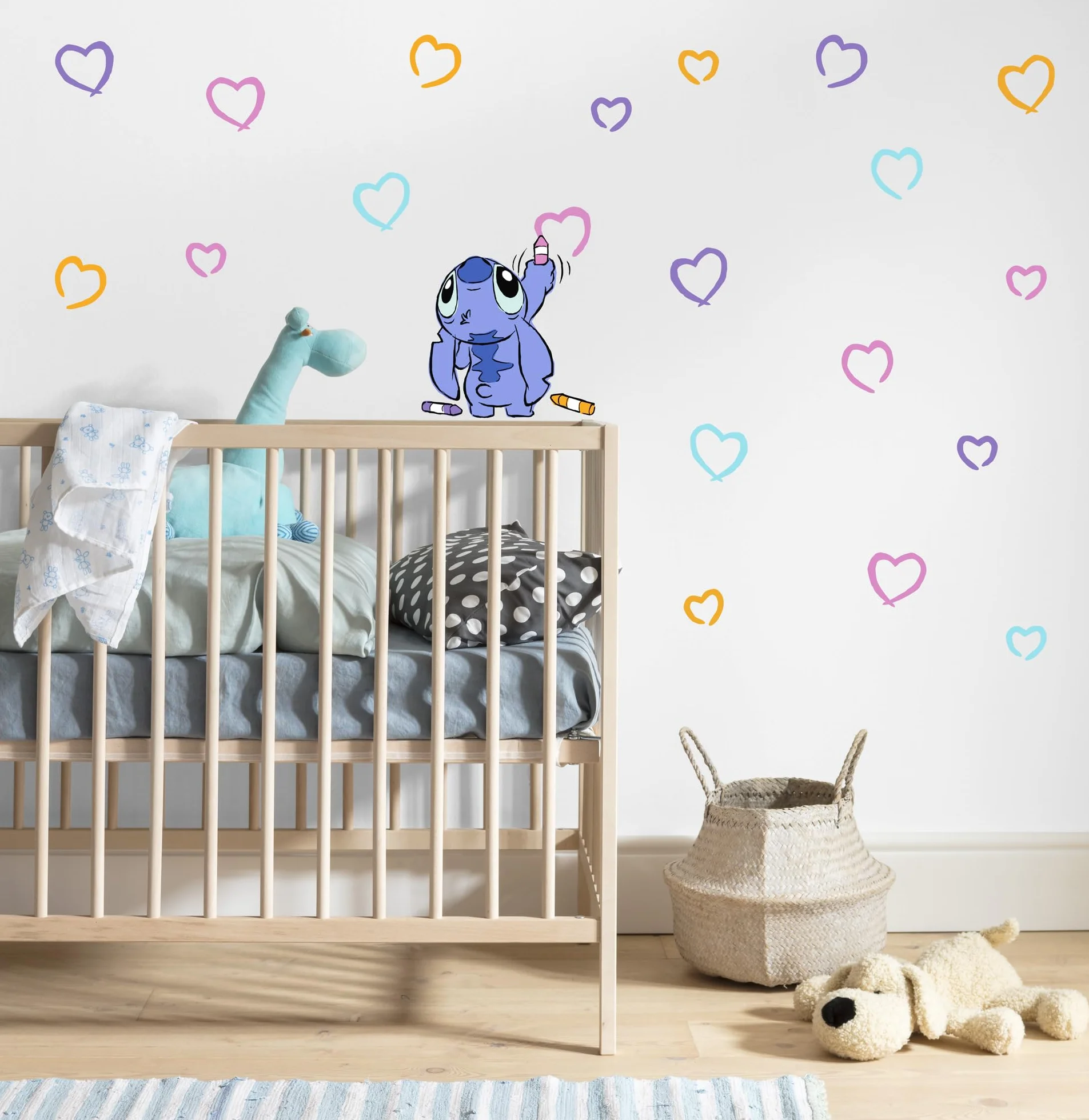 Disney Stitch Artist Stickers Muraux 50x70 cm Decoration Murale Chambre Enfant