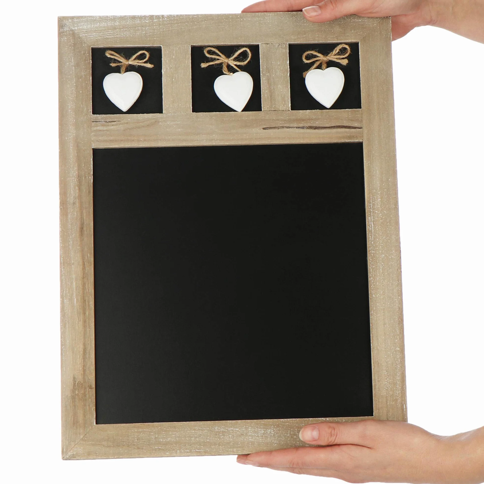 COM-FOUR® Tableau mémo 40 x 30 cm - tableau à craie à suspendre décoratif