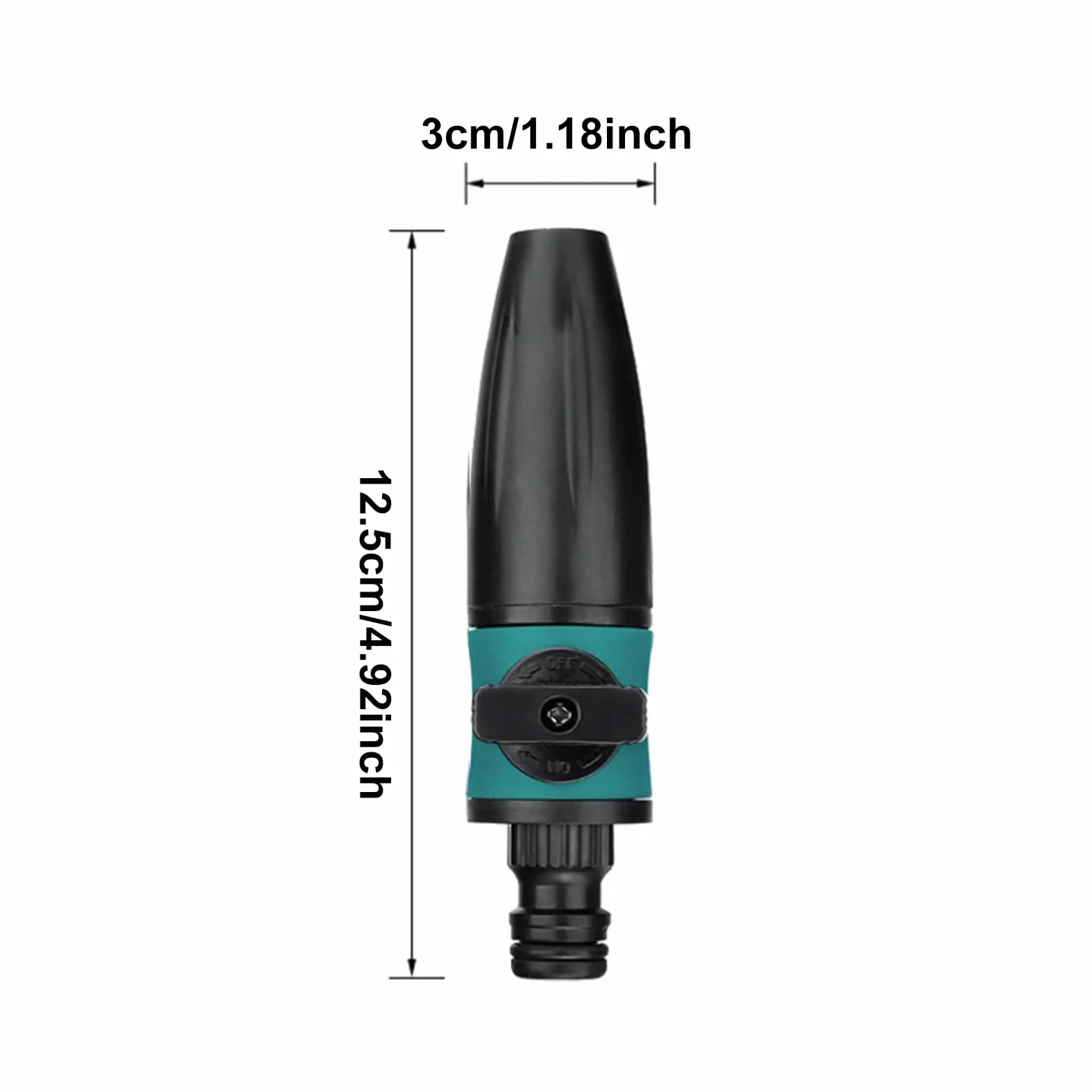 Buse du tuyau d'eau - tête de pulvérisation réglable pour jardin, lavage de voiture