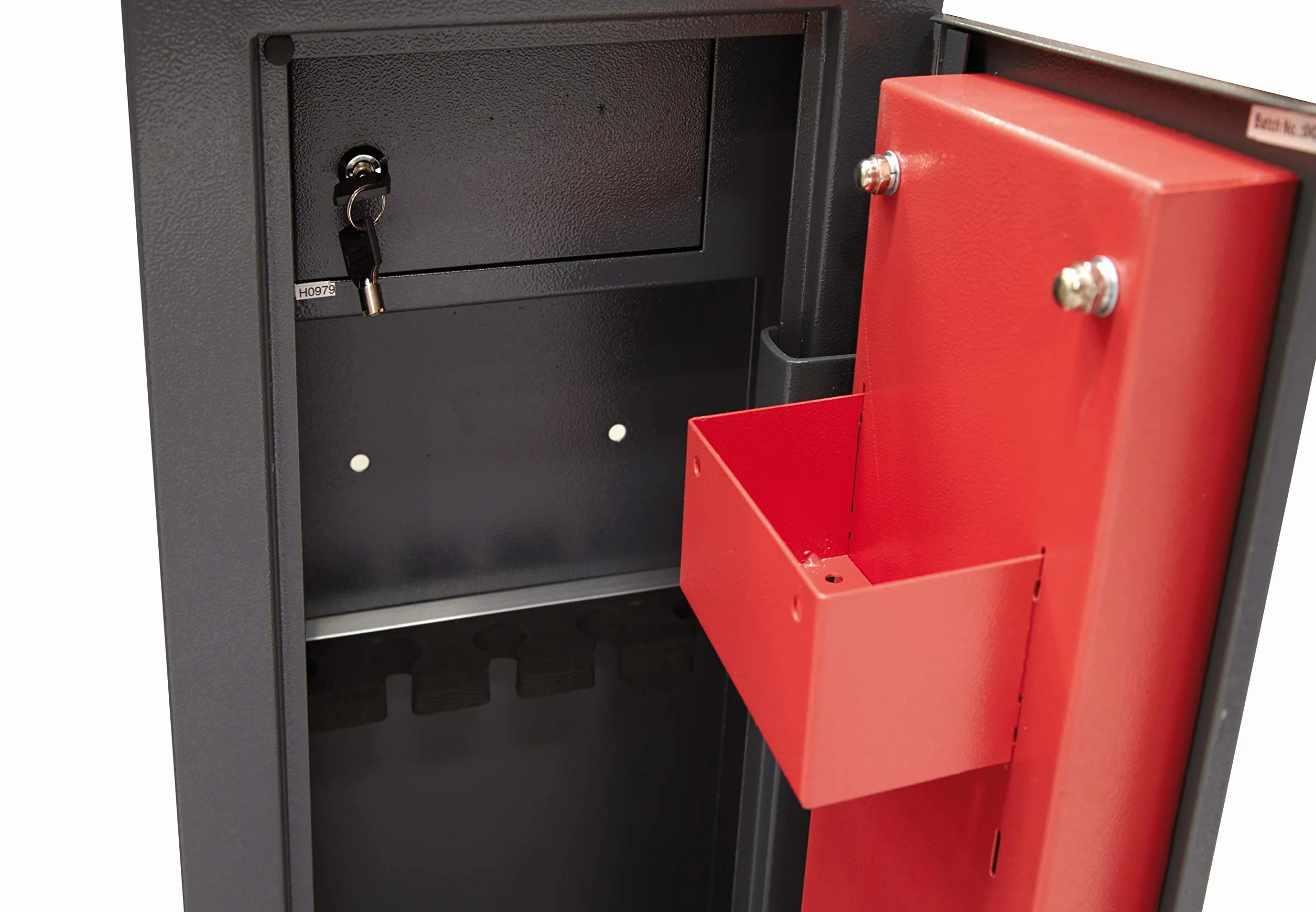 ARREGUI Braco ARM050 Armoire à 5 Fusils en Acier avec Coffre Intérieur | Coffre-fort pour Armes à Feu | FRANCE et ITALIE : valide toutes armes à feu | ESPAGNE : non homologué