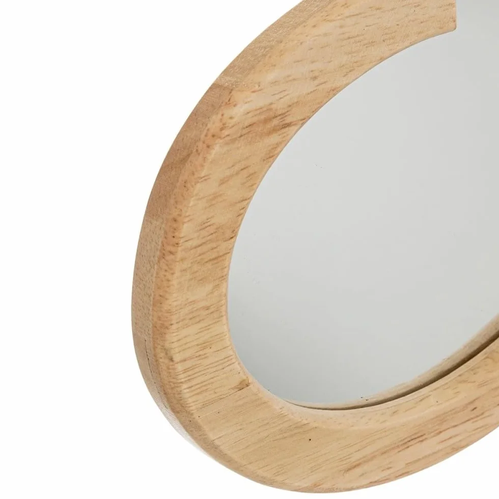 Atmosphera Miroir Bois Nuage Pompons