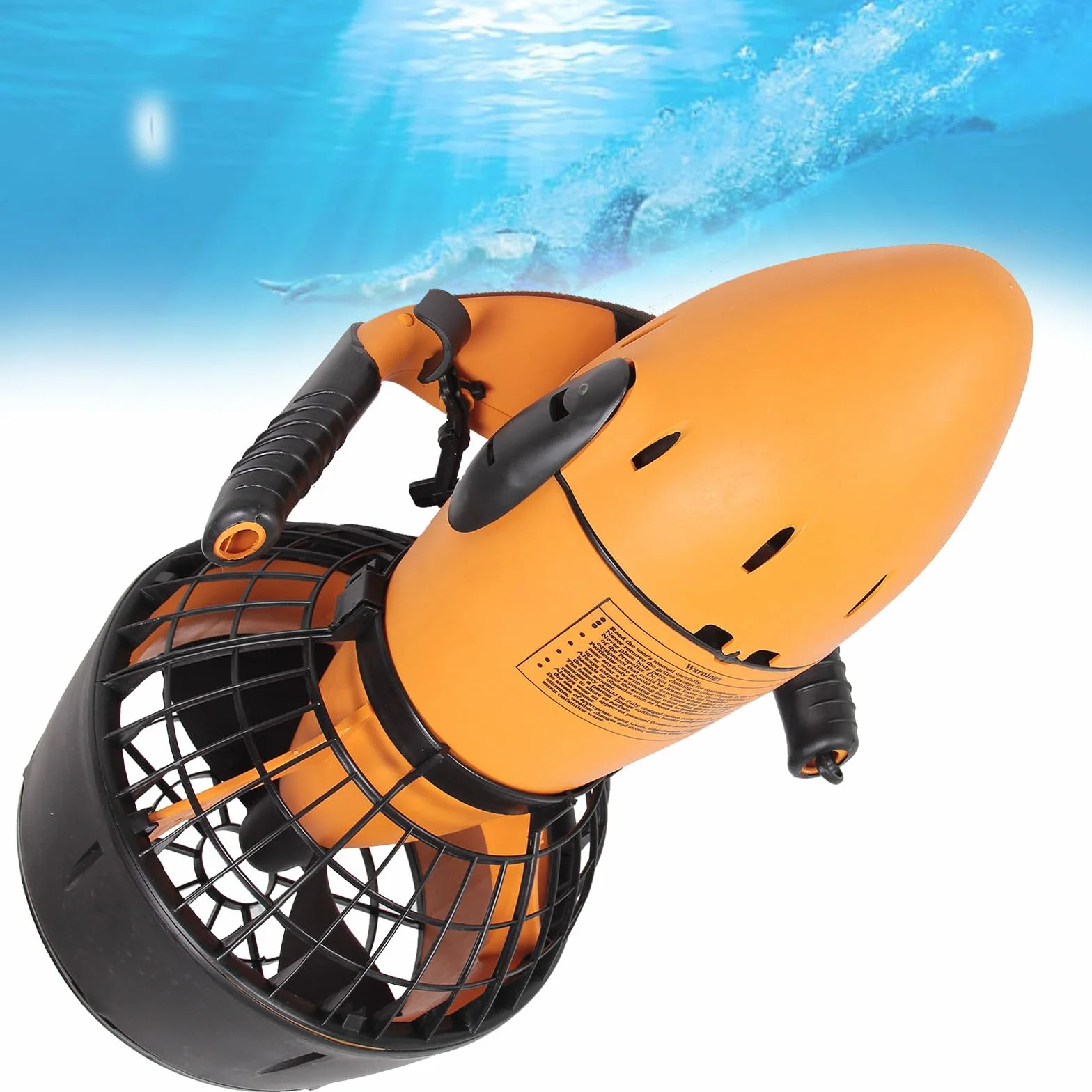 Scooter de mer sous-Marin 300 W, Boosters de Natation de Plongée, Booster de Scooter sous-Marin pour Sports Nautiques, Piscine, Plongée en Apnée et Aventures en mer,2battery