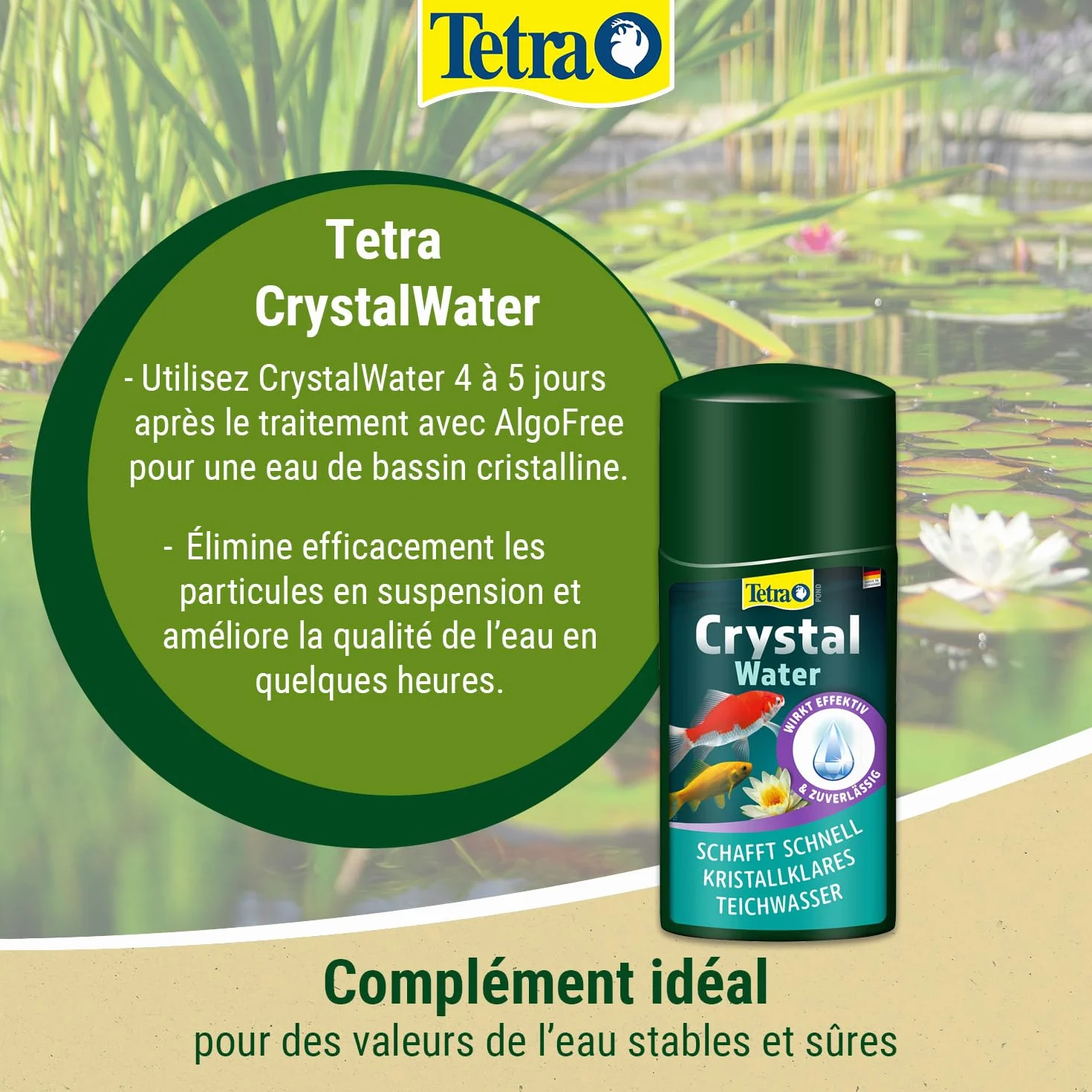 Tetra Pond CrystalWater 500 ml