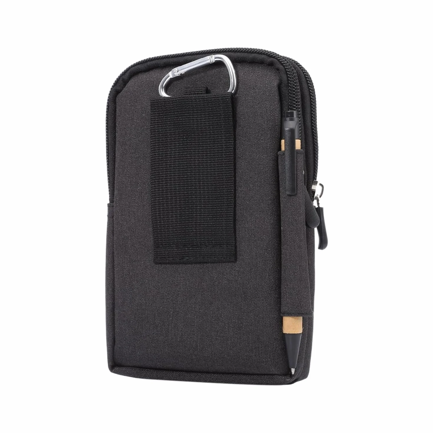 Sacoche de Ceinture Banane Sac Bandouliere Petit Pochette Homme, Décontractée Sac Randonnée pour Homme Housse de Transport Coque Sac Ceinture Clip Poche (6.3“ Pouces,Noir)
