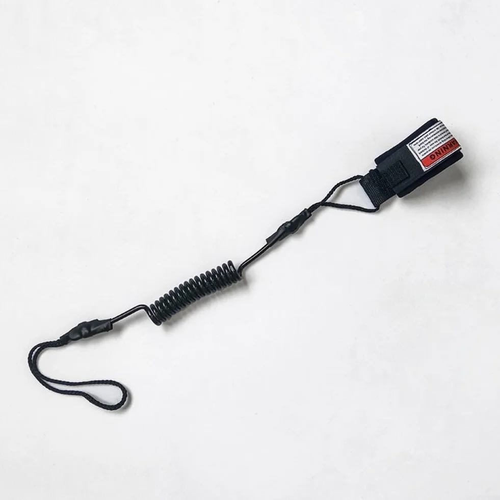 Corde à main de sécurité, laisse de surf pour bodyboard, corde à ressort en TPU, sangle de poignet réglable haute résistance pour adultes et enfants, sports nautiques