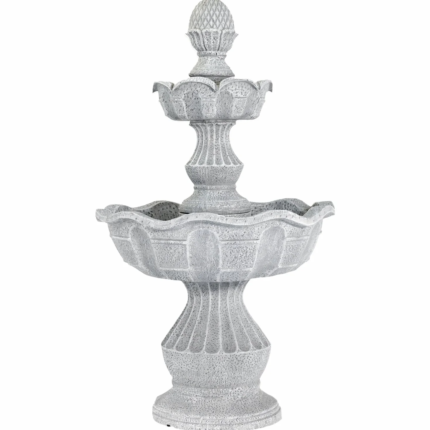 Fontaine de Jardin STILISTA modèle Athene Aspect Pierre 50 x 48 x 85 cm avec Pompe