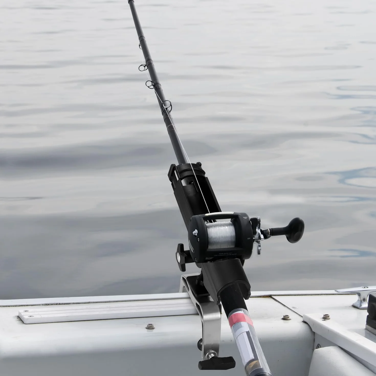 QWORK Porte-Cannes à pêche pour Bateaux Kayaks, réglables 360 degrés, Facile à Monter
