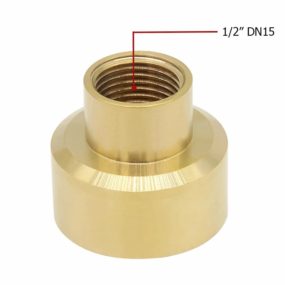 Buse en Laiton 1/2 Pouce DN15, Tête de Pulvérisation Dorée pour Jardin