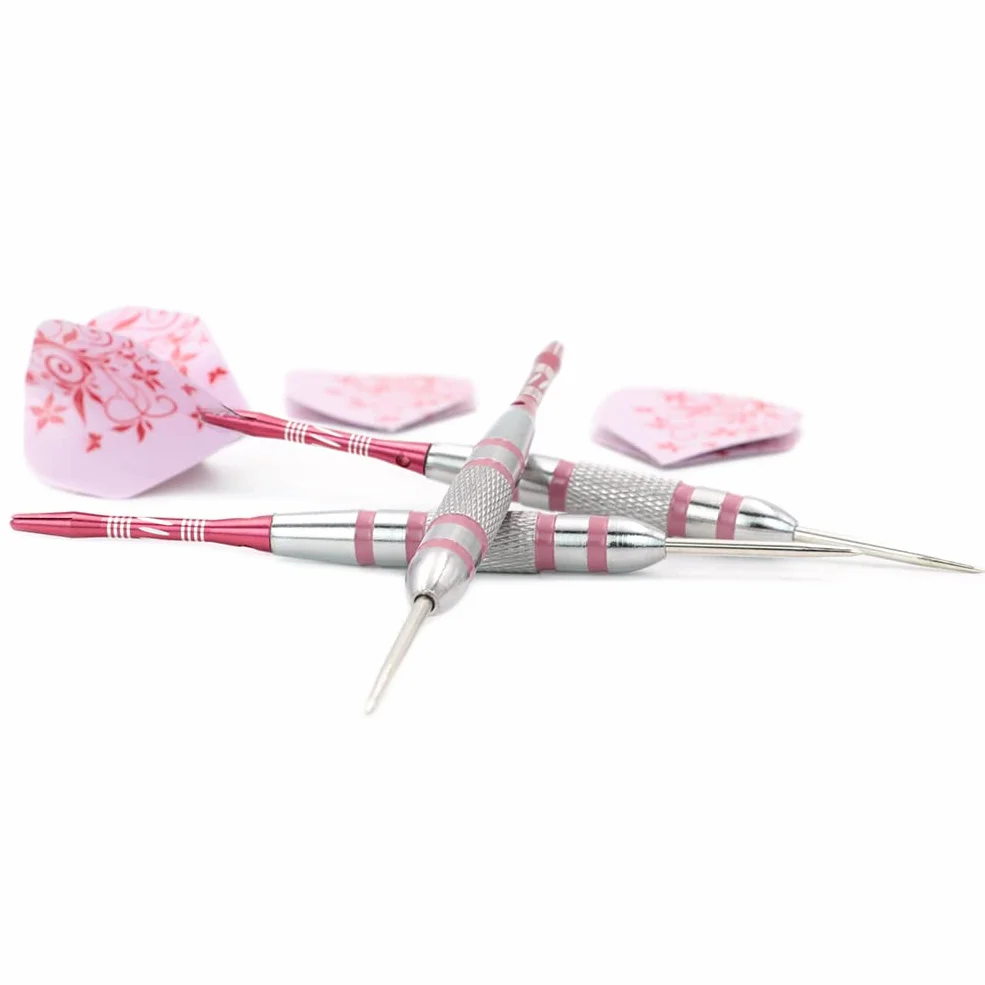 CUESOUL Ensemble de fléchettes à Pointe en Acier 21/22/23 Grammes avec Manches en Aluminium Durable 3 fléchettes Sac de fléchettes/étui