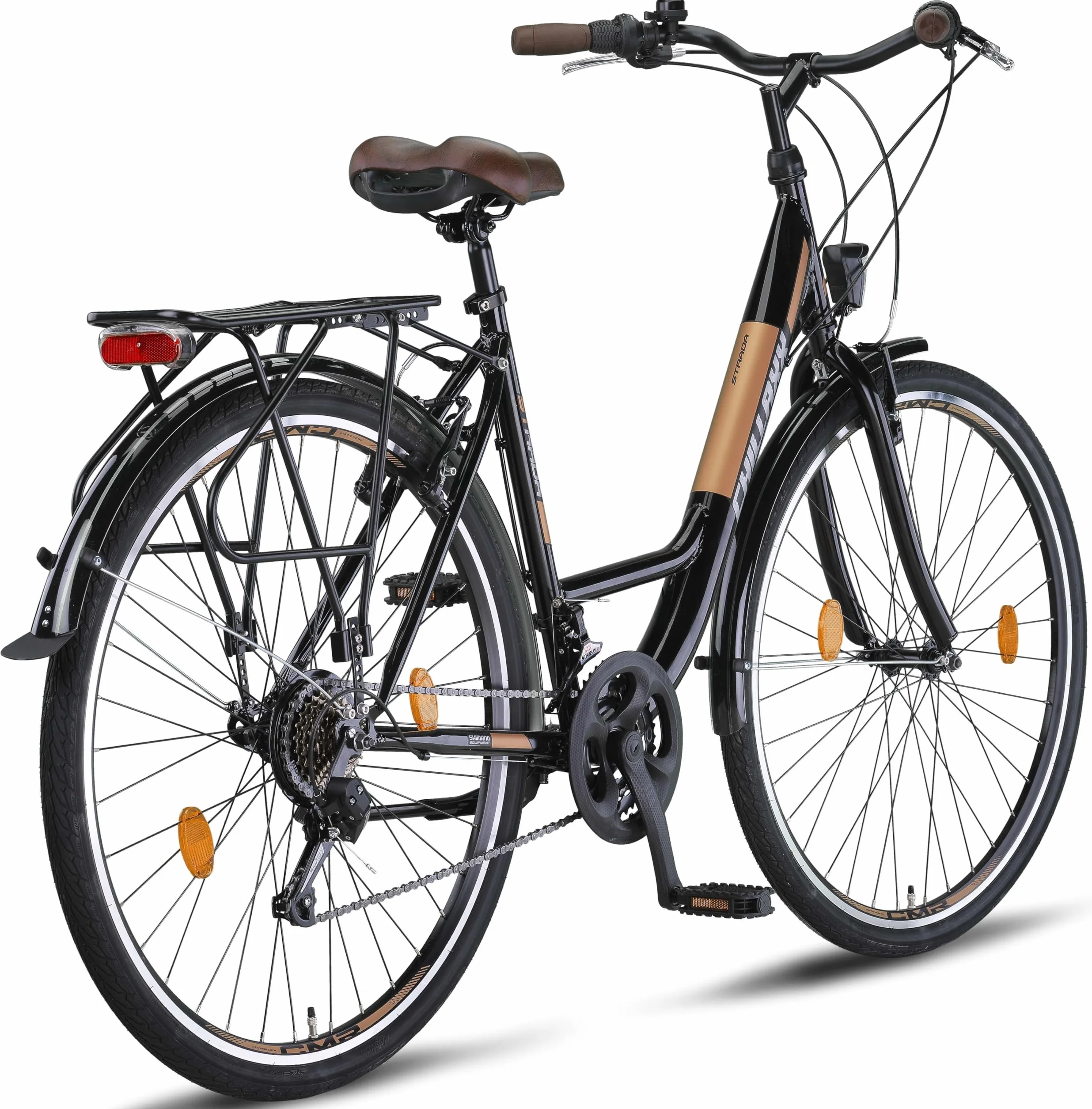 Chillaxx Bike Strada Premium Vélo de Ville 26" 28" 21 Vitesses