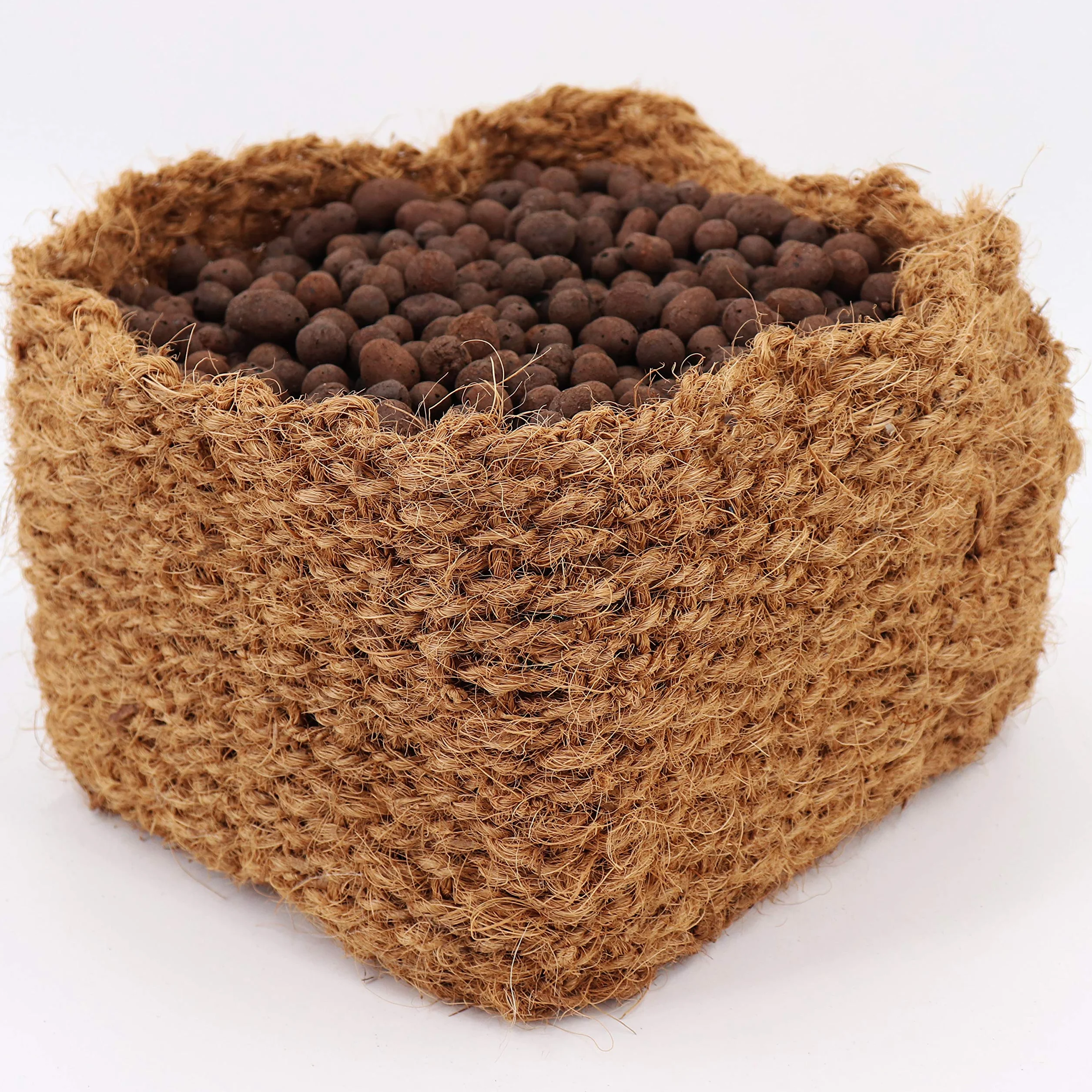 Panier de Noix de Coco 20 x 20 x 15 cm pour Étang Tapis de Rivage et Talus