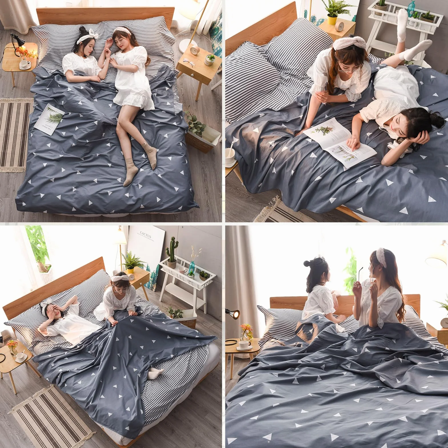 TRIWONDER Sac de Couchage Coton 1 ou 2 Personnes Drap de Voyage Léger Confortable pour Camping Randonnée Hôtel Train Auberges
