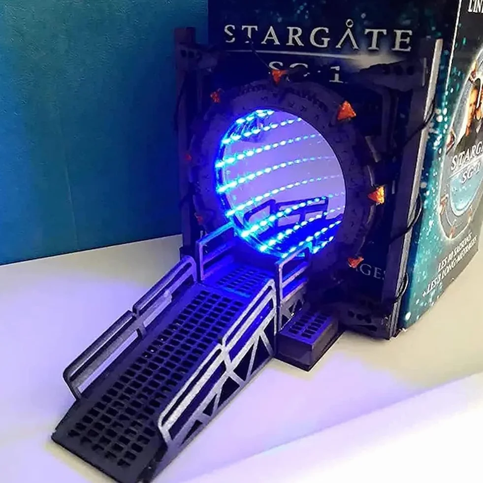 JOUSE Serre-Livres LED Portail Galaxie Bidirectionnelle Créatif