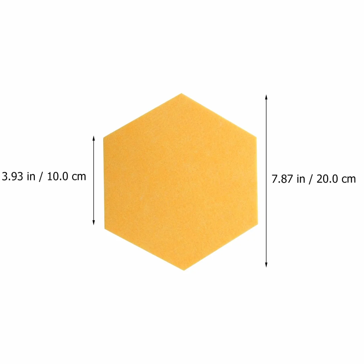 Panneau d'Affichage en Feutre Hexagonal 4 Pièces – Tableau Mémo Mural Multicolore
