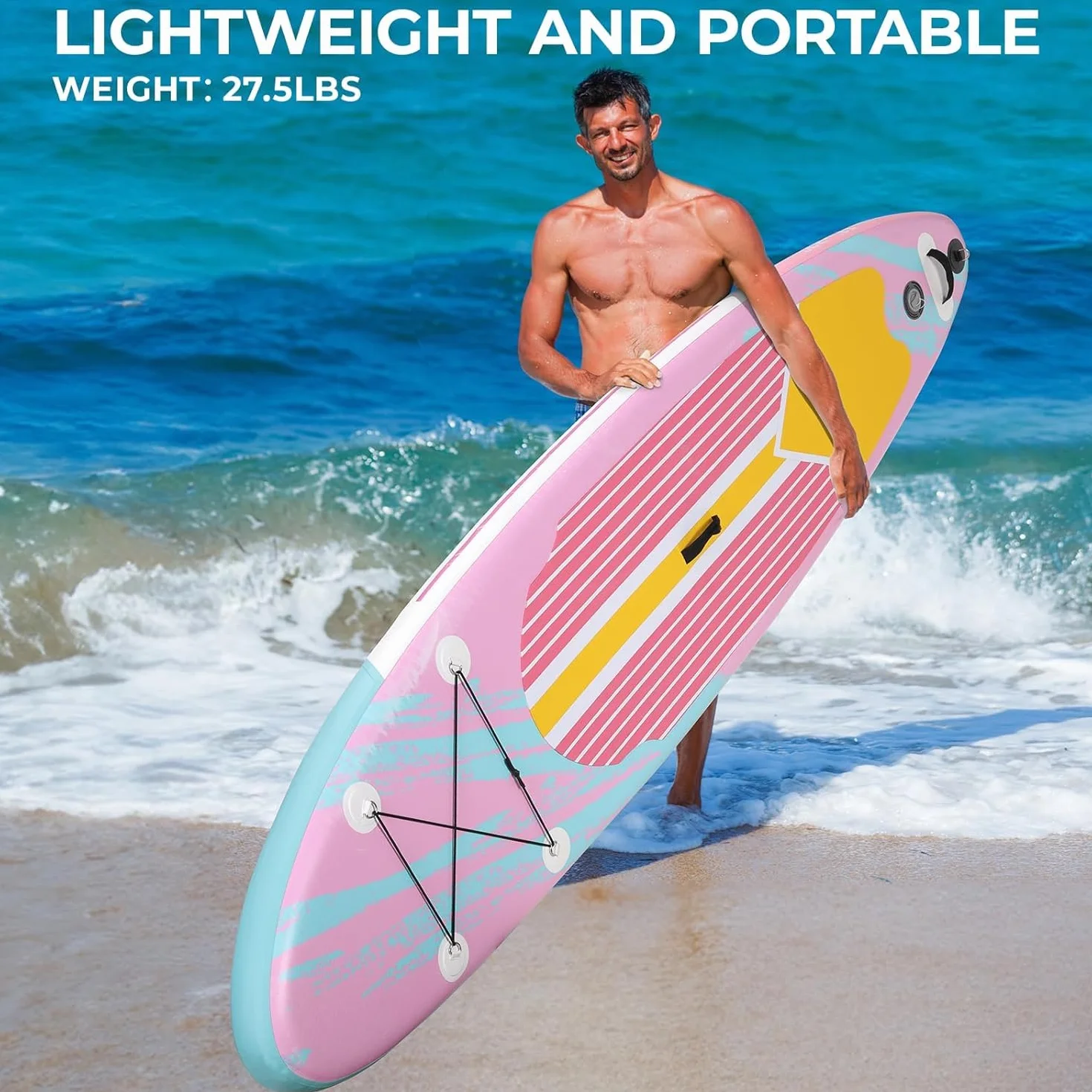 Paddle Gonflable Adulte - Stand Up Paddling Sup 305 x 76 x 15 cm | 2 Personnes Planches de Stand Up avec Grande Stabilité Résistance | Padel Planche | Accessoires de Qualité | 200 kg