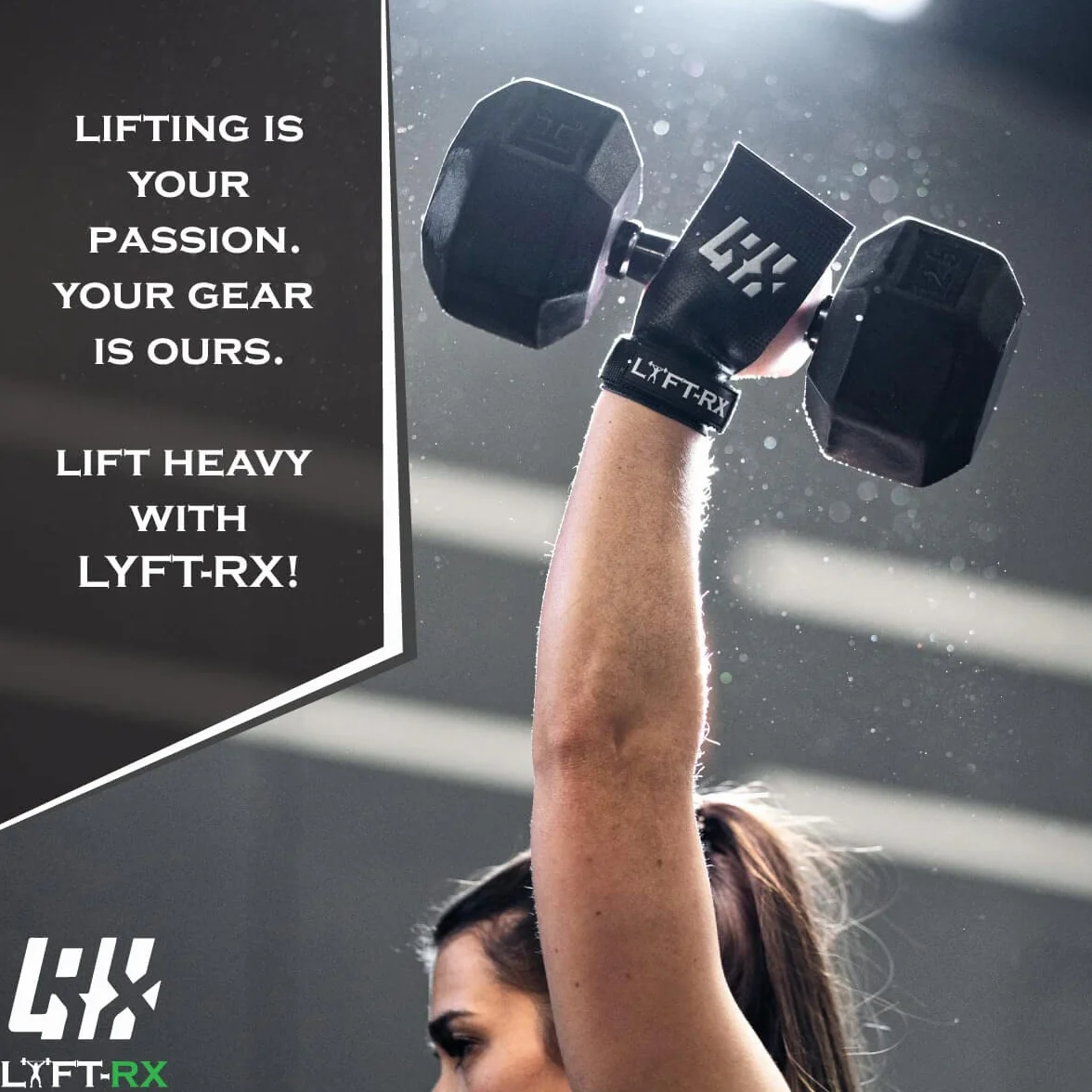 LYFTRX Gants Gymnastique Fibre de Carbone sans Trous pour Cross Fitness, Lifting