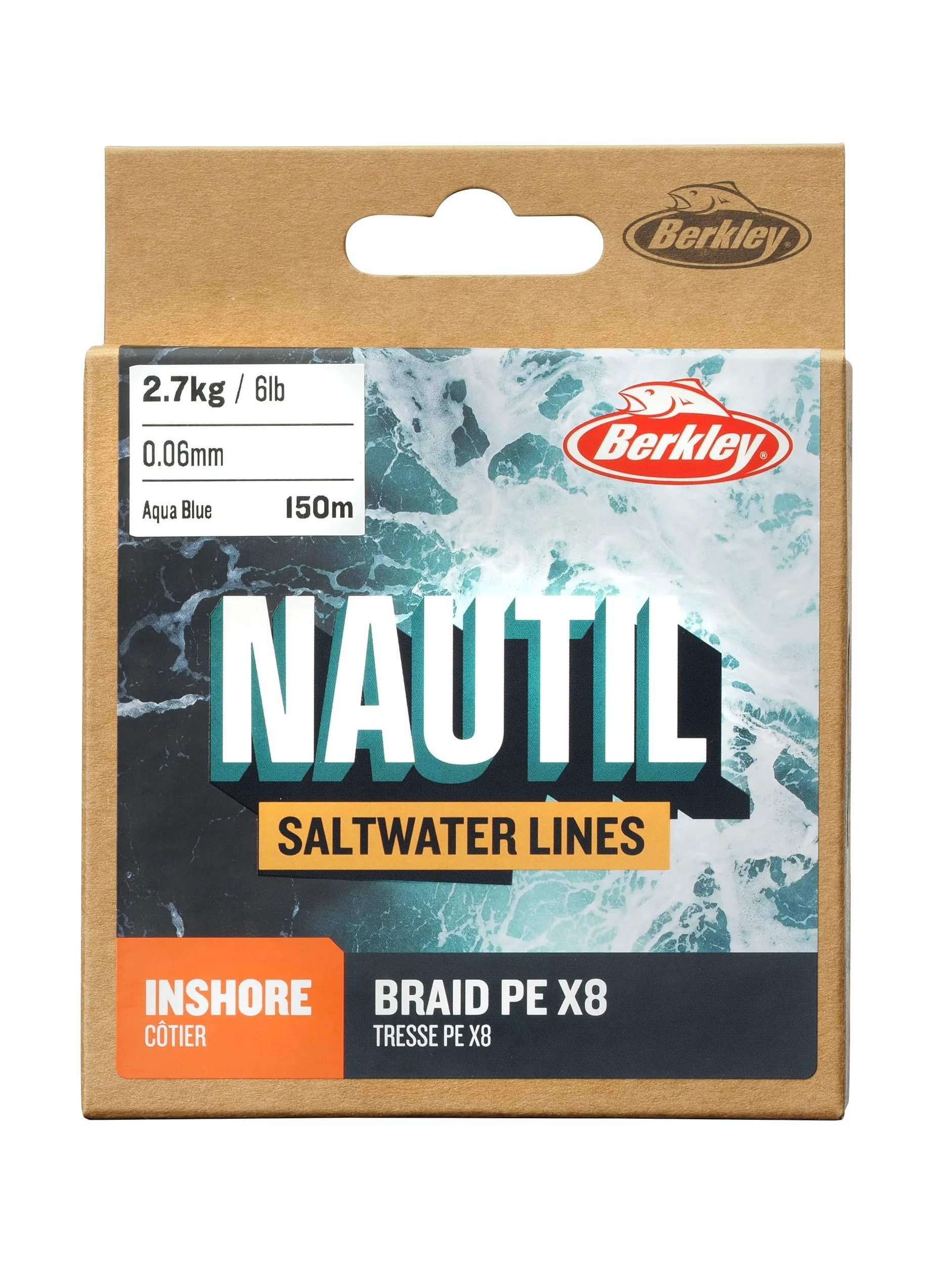 Berkley Nautil Inshore Ligne de pêche tressée