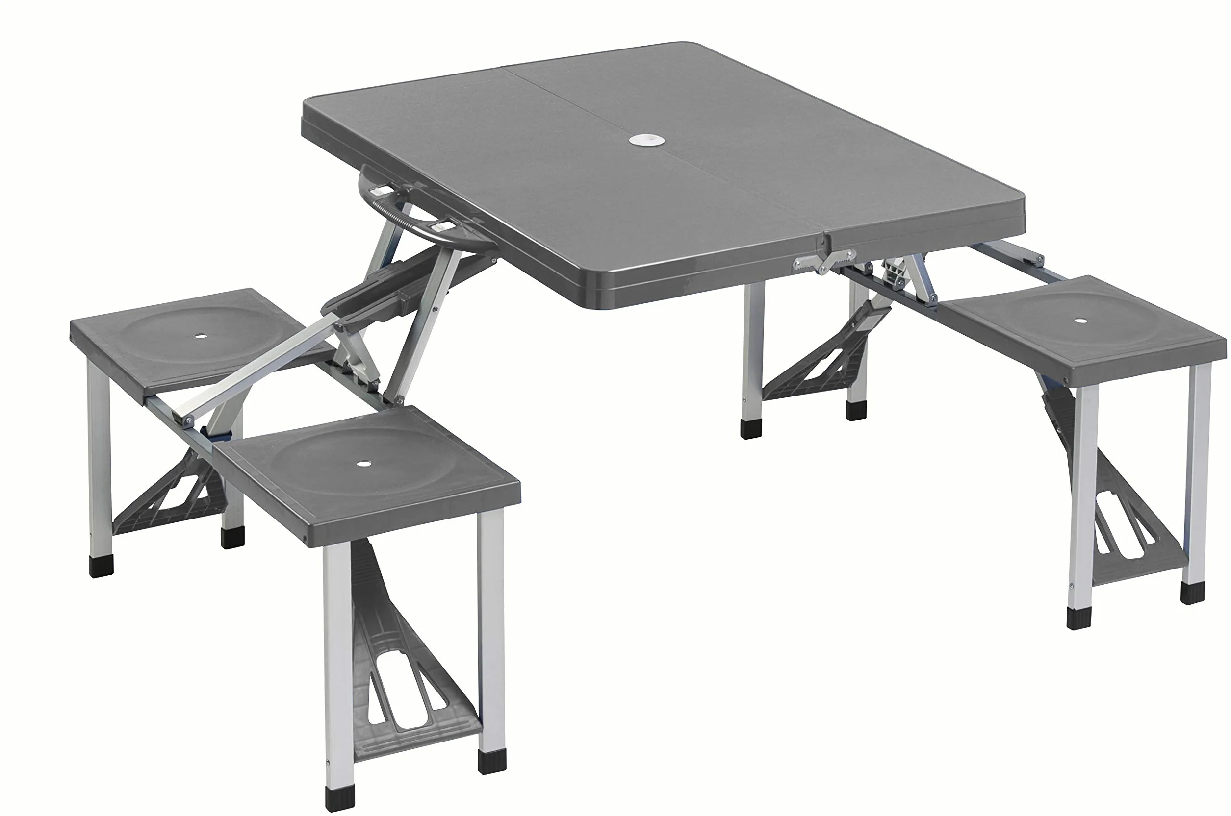Cao Table Pique-Nique Camping 85 x 65 x 67 cm Bleu