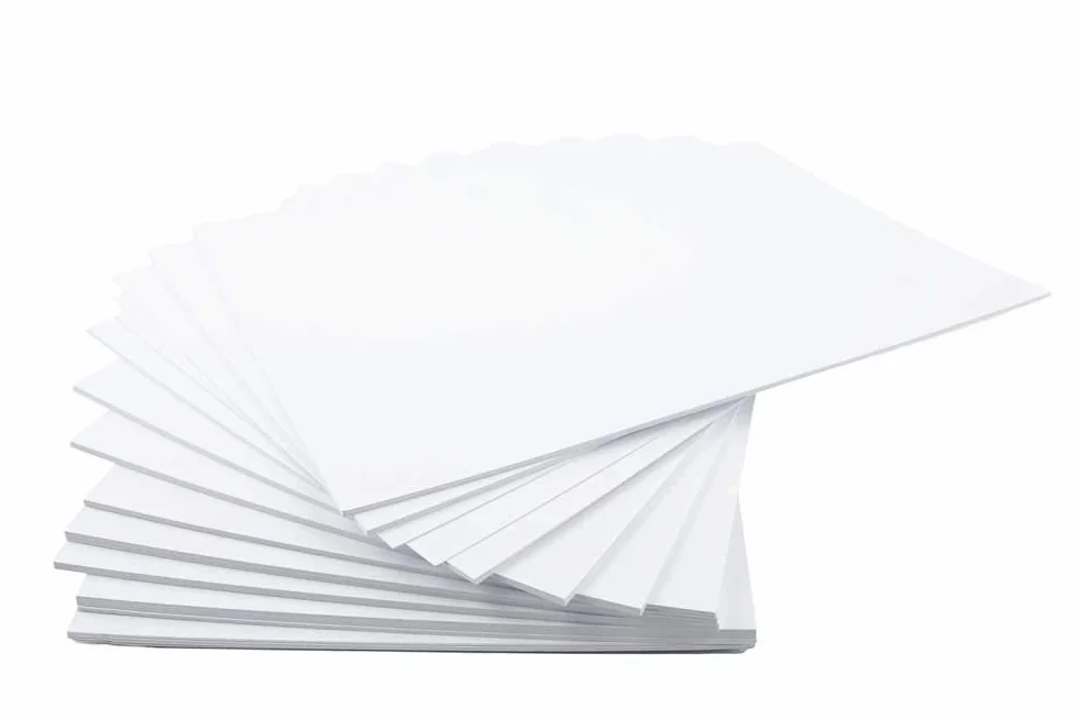 House of Card & Paper 50 feuilles cartonnées blanches A4 250 g/m²