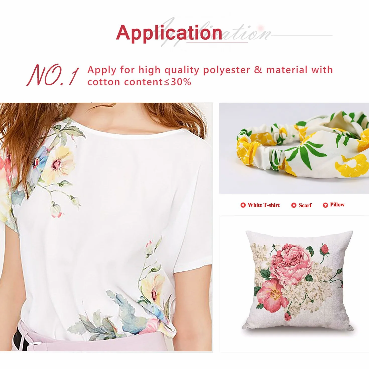 Papier de sublimation A-SUB A4 210x297 mm 500 feuilles 120 g/m² EPSON SAWGRASS RICOH BROTHER