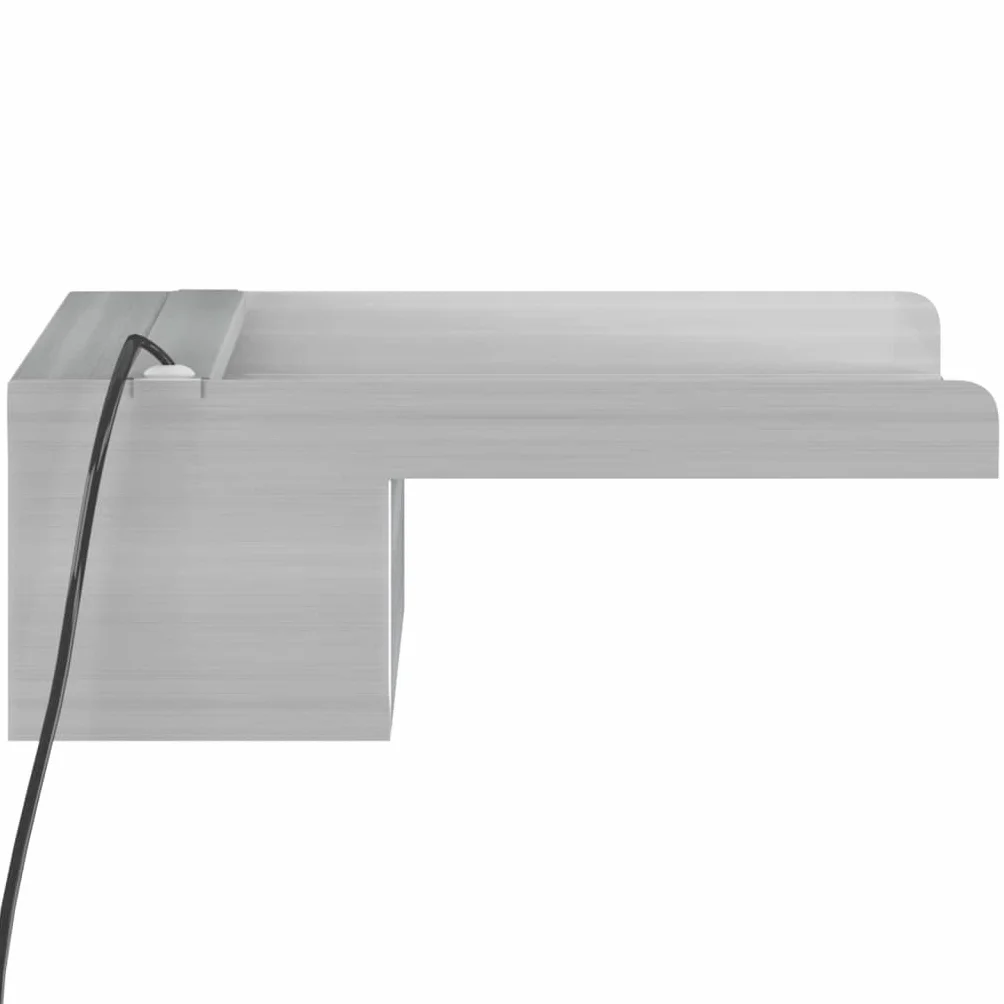 vidaXL Déversoir Cascade LED Fontaine Piscine INOX 30 cm RVB