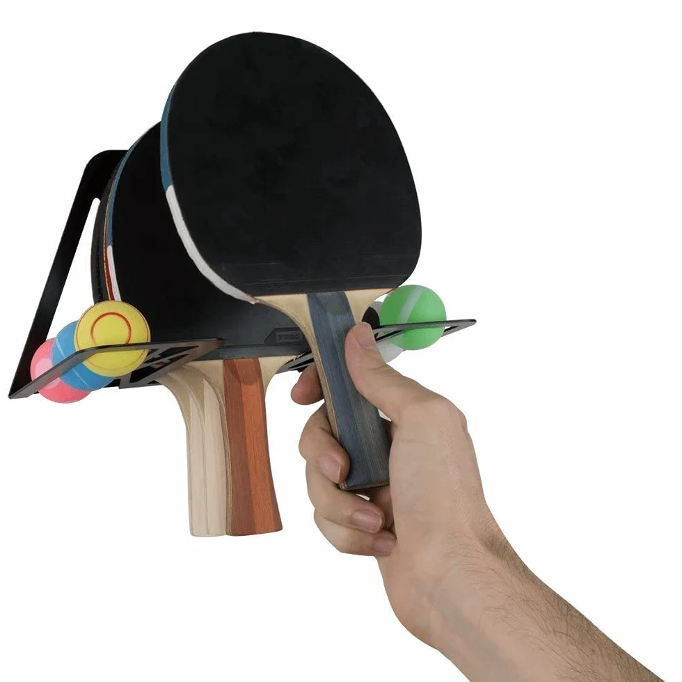 Support Mural Rangement Raquette Tennis de Table Acier