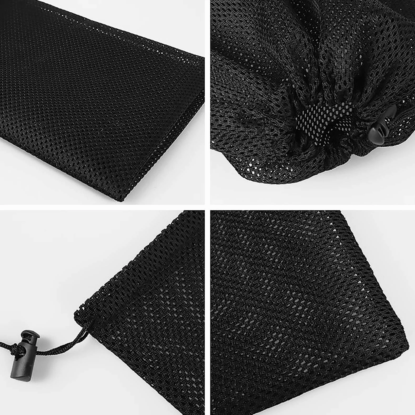Sac de protection en maille pour étang 47 x 47 cm Noir
