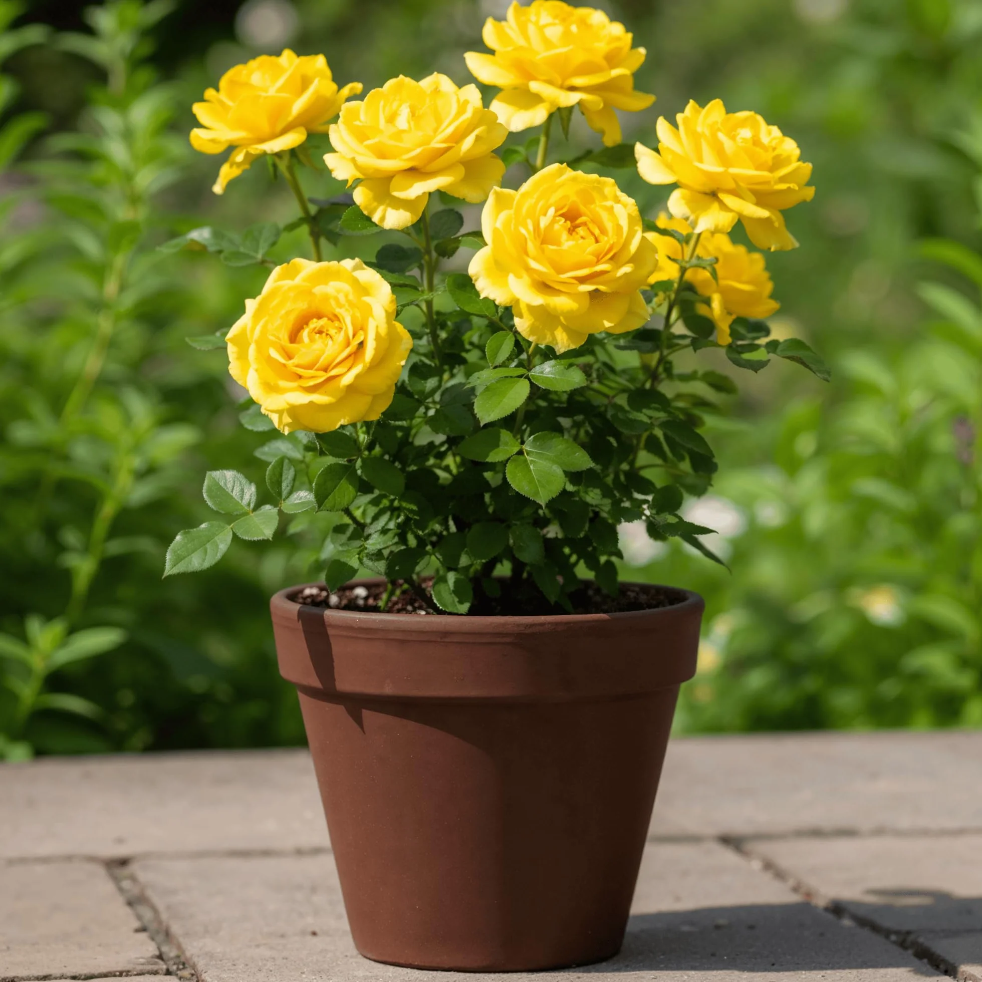 Rose Jaune 1 Plante Fleur à Planter Extérieur Vivace Résistante Plantes de Hollande